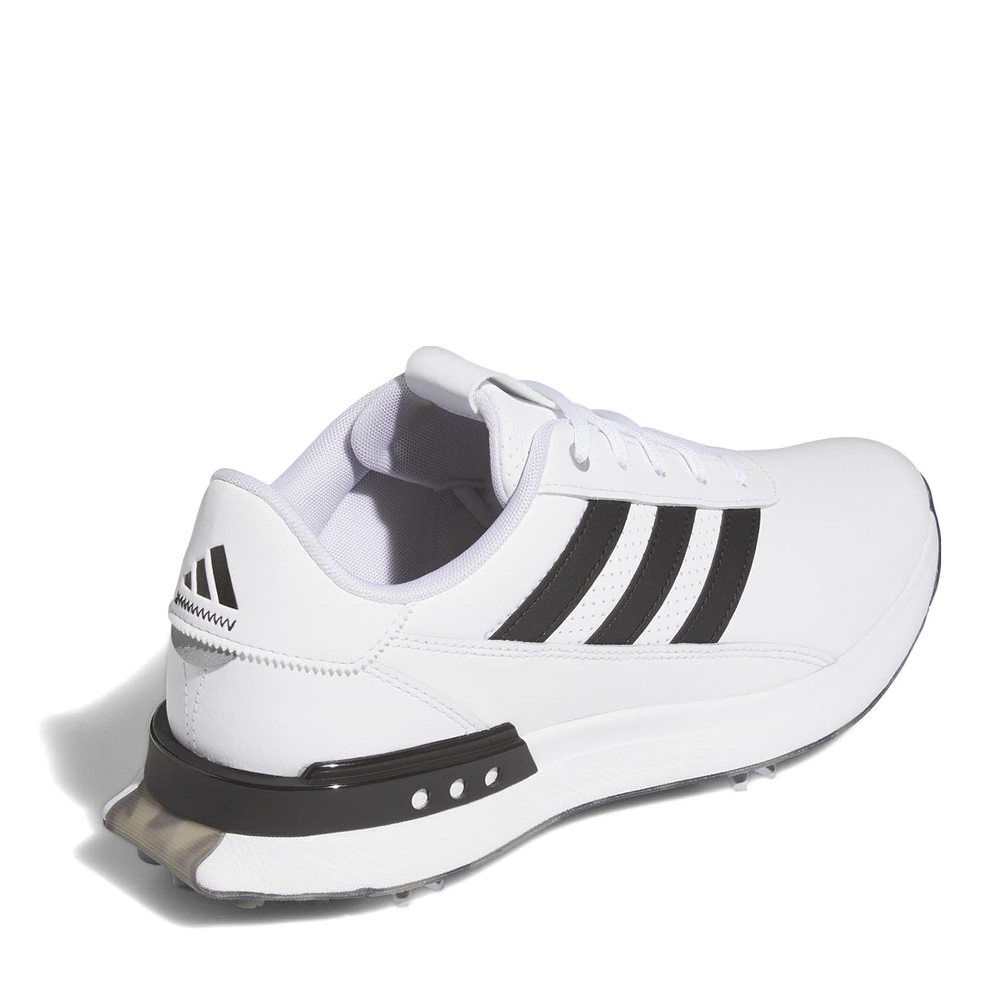 White/Blck/Slvr - adidas - S2G 2024 2025 Golf Shoes Adults - 4