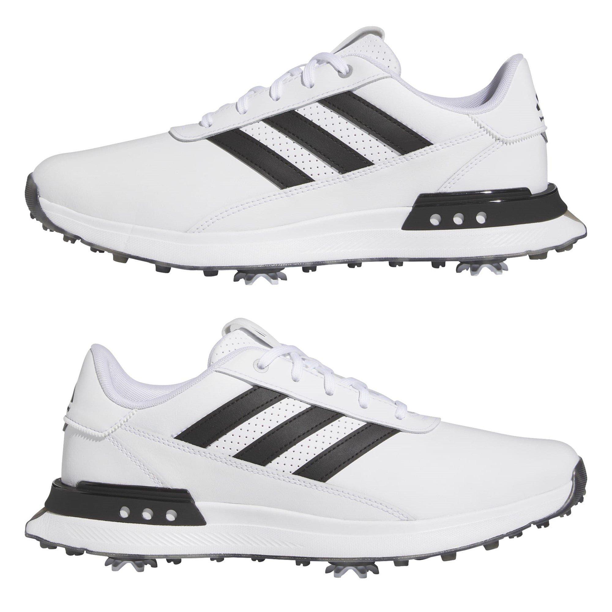 White/Blck/Slvr - adidas - S2G 2024 2025 Golf Shoes Adults - 9