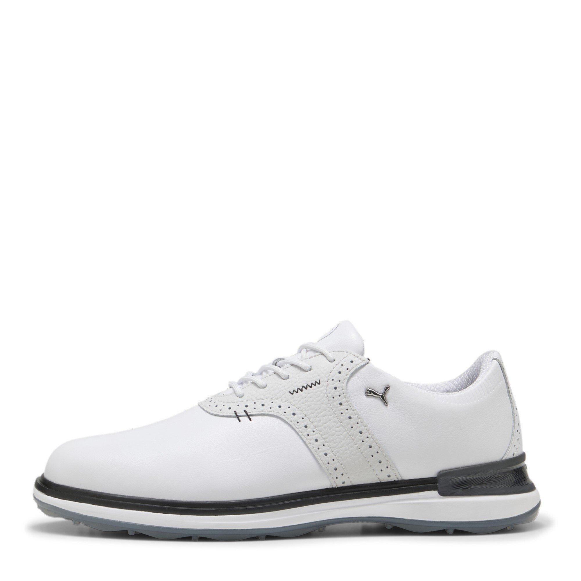 Wht/Gry/Blk - Puma - Men's Avant Spikeless Golf Shoes - 2