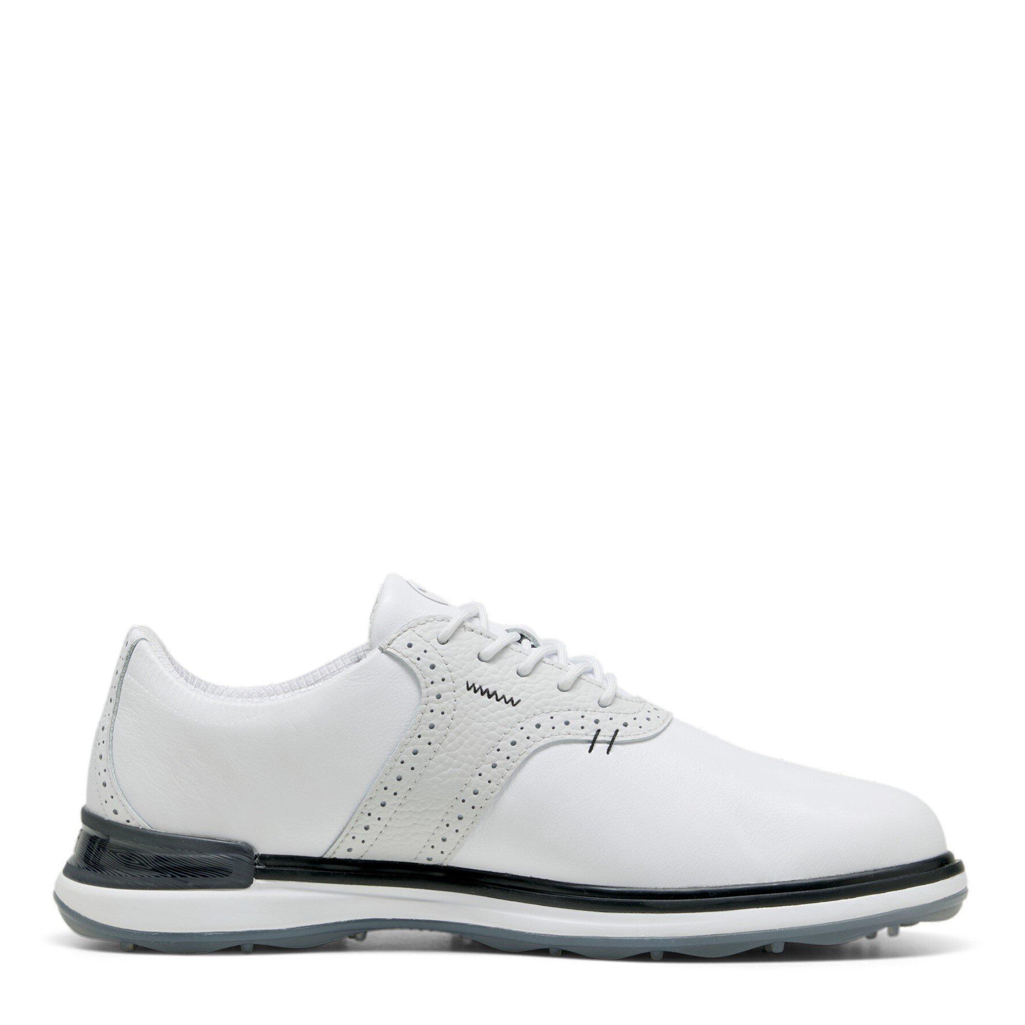 Wht/Gry/Blk - Puma - Men's Avant Spikeless Golf Shoes - 4