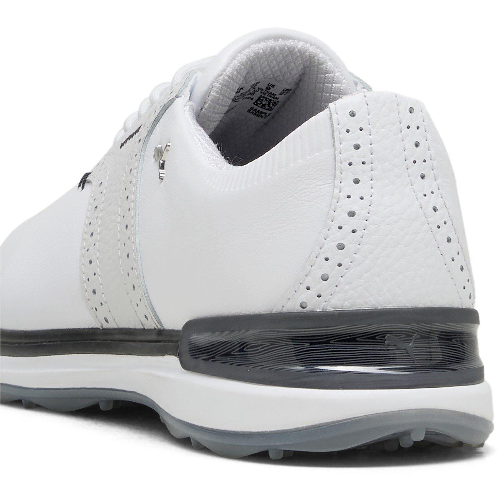Wht/Gry/Blk - Puma - Men's Avant Spikeless Golf Shoes - 5