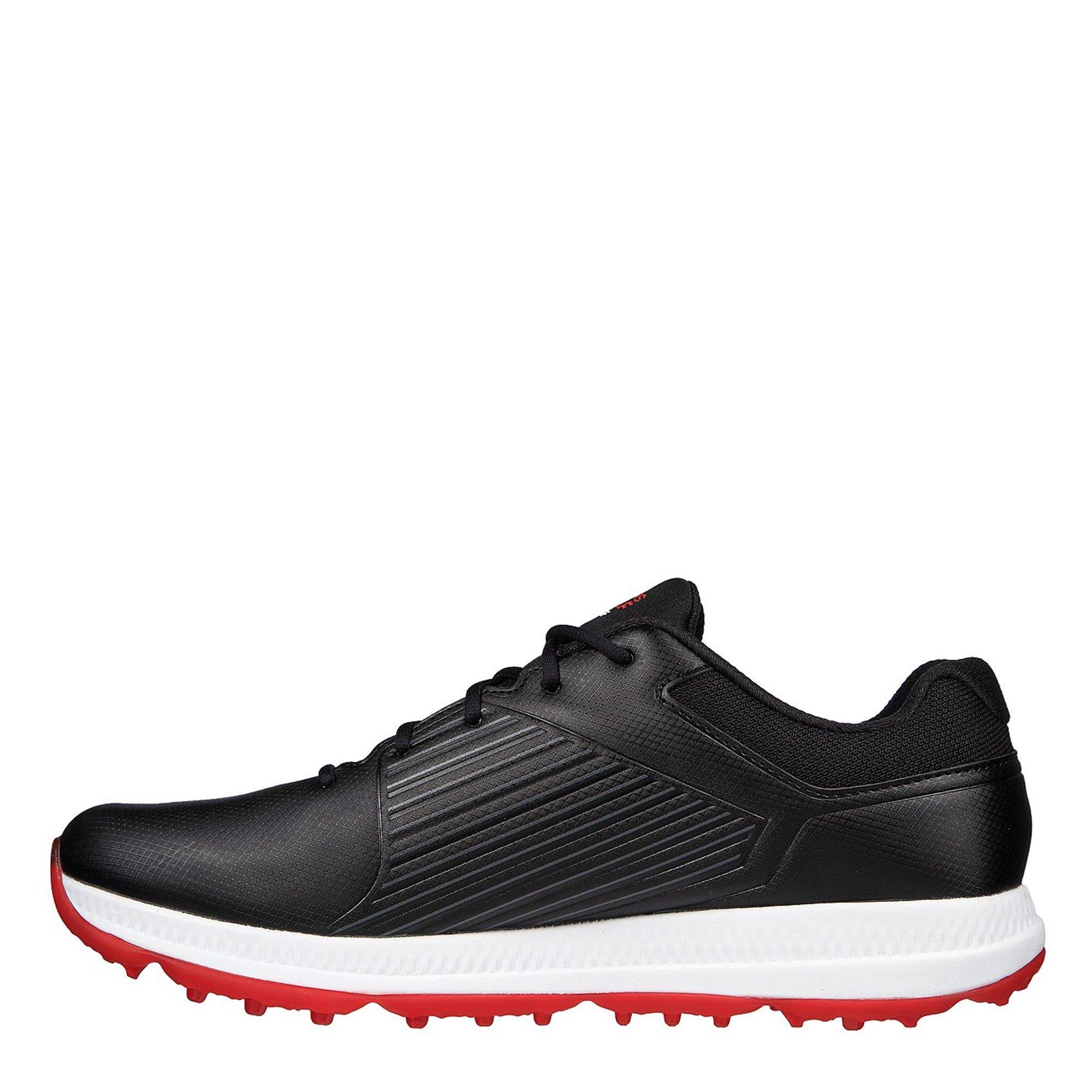 Black/Red - Skechers - Go Golf Elite 5 - Spiked Trainers Mens - 2