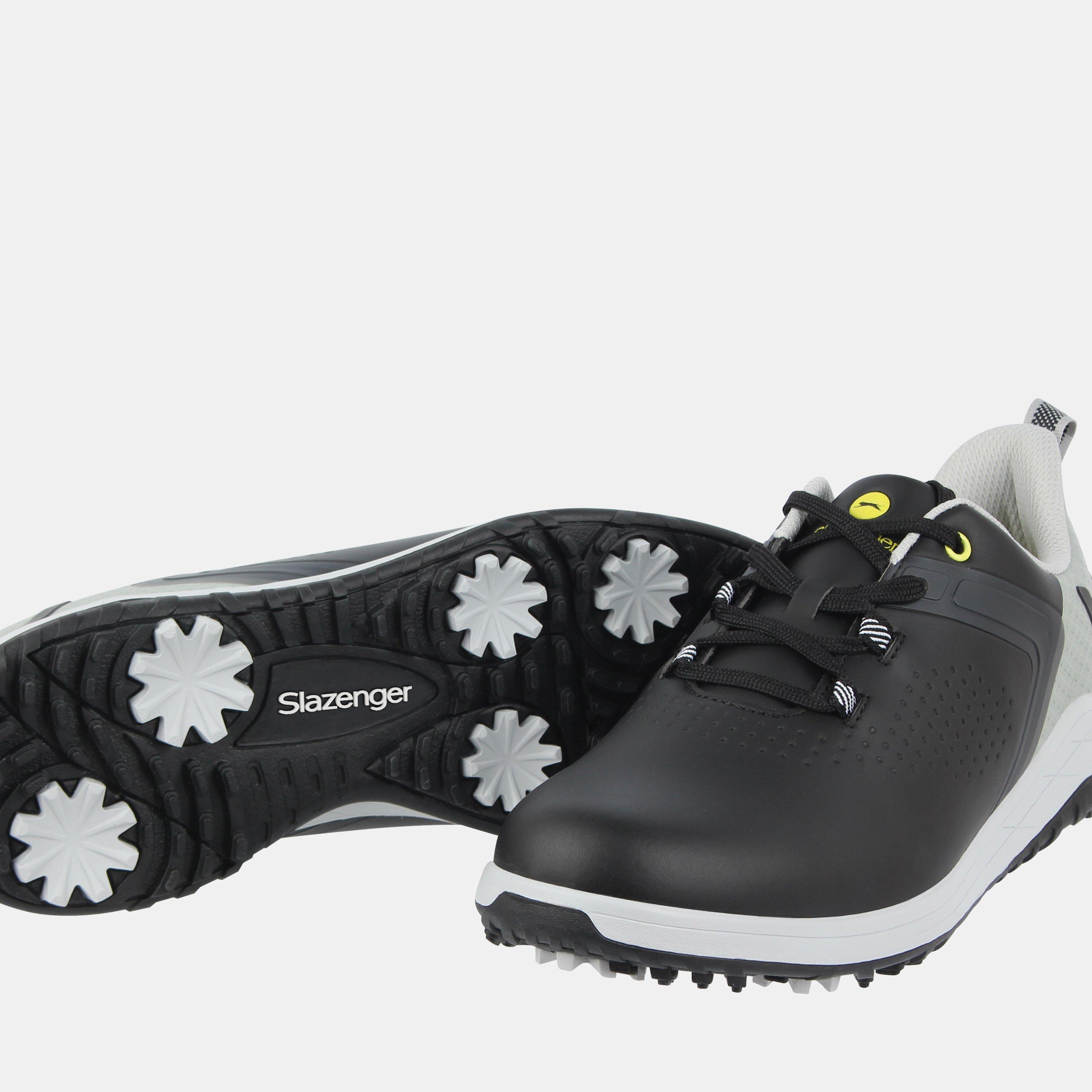 Schwarz - Slazenger - V Series Spiked Golf Shoes Mens - 3