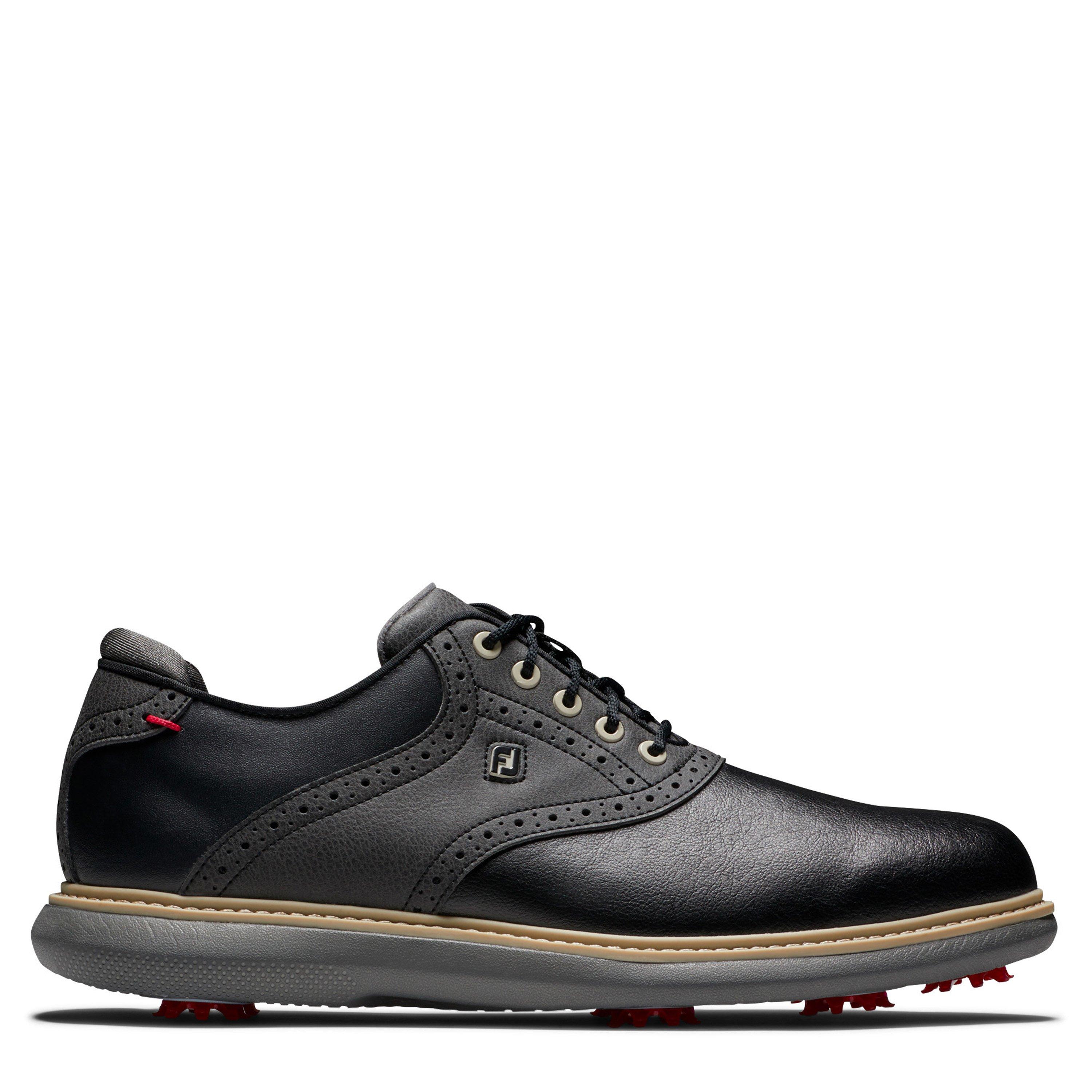 Black - FootJoy - Traditions Mens Golf Shoes - 1