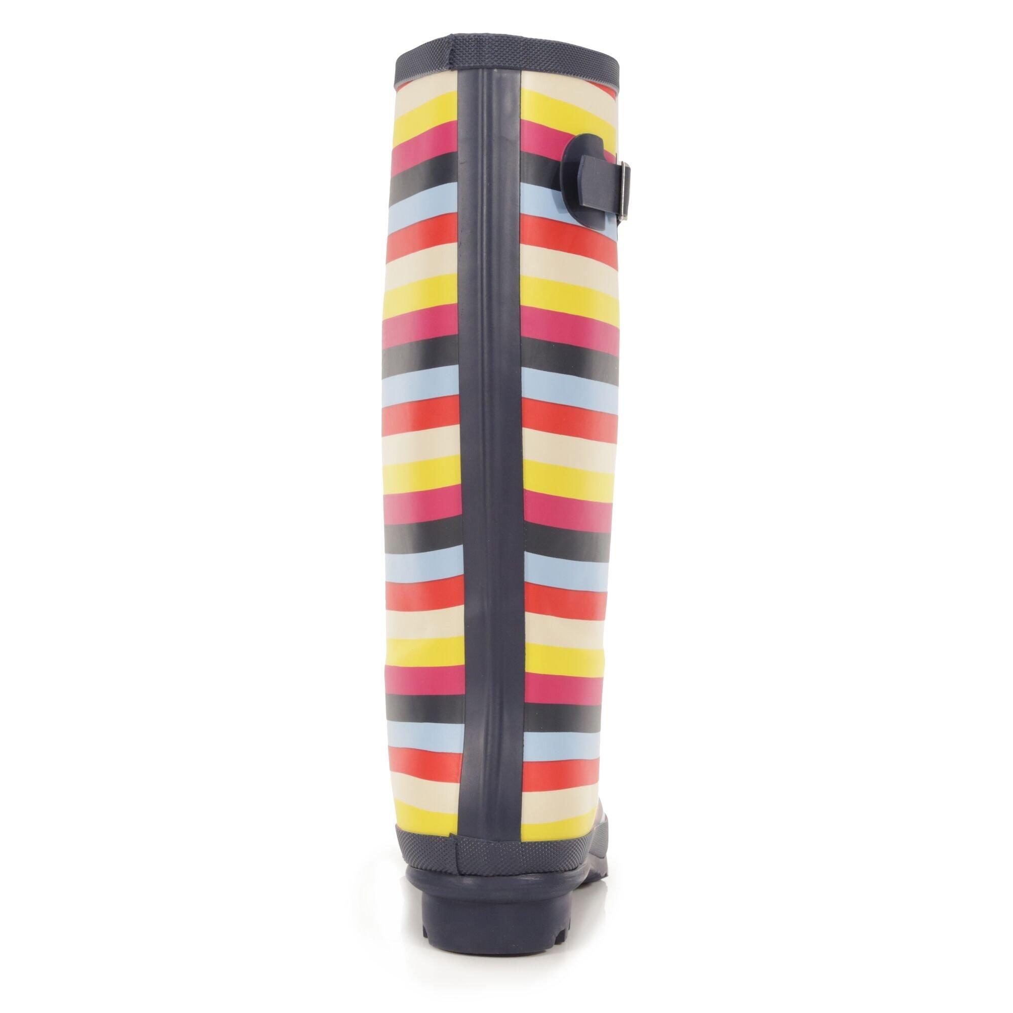 Multi Stripe - Regatta - Lady Fairweather II Cotton Lined Wellingtons - 4