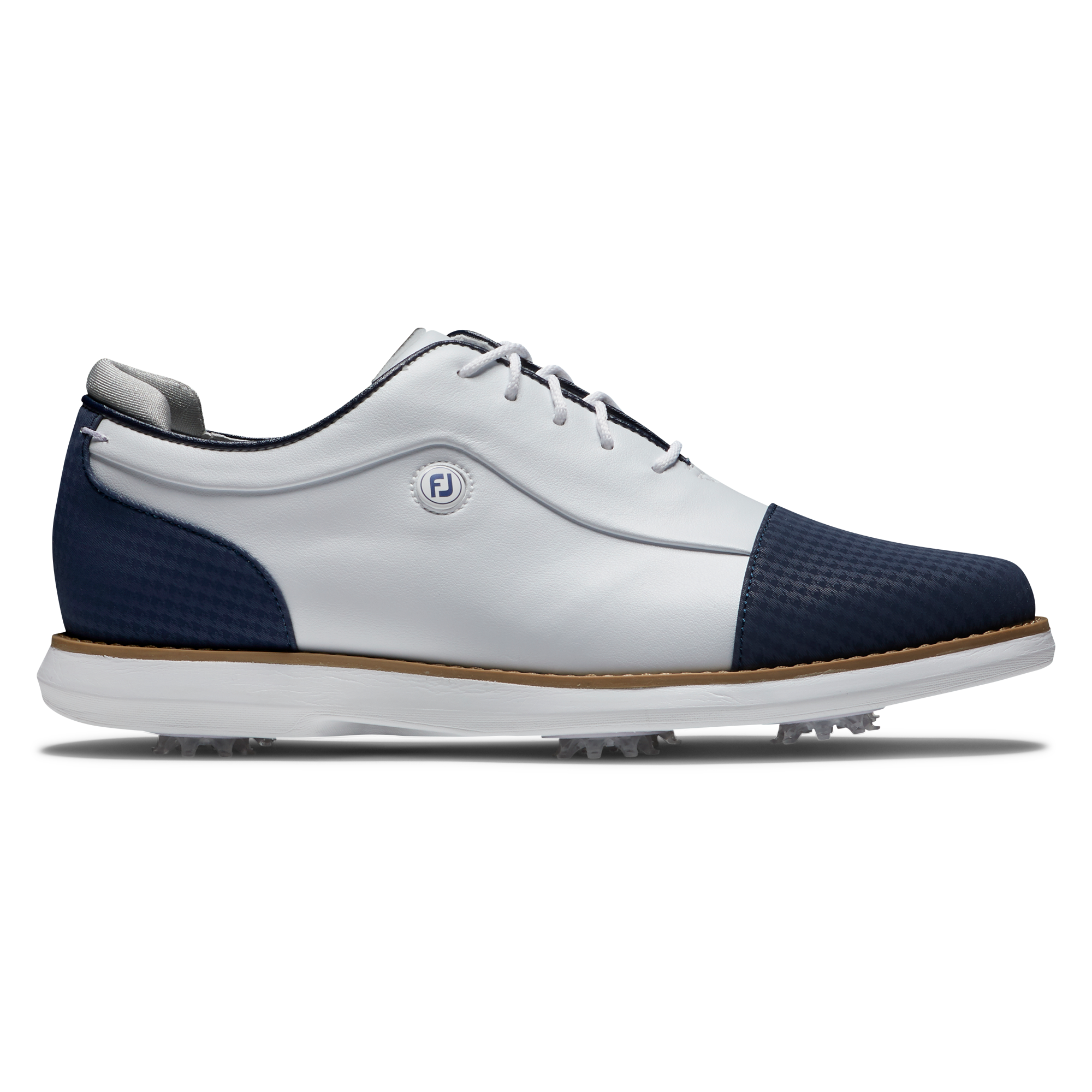 White/Blue - FootJoy - Footjoy Traditions Ladies Golf Shoes