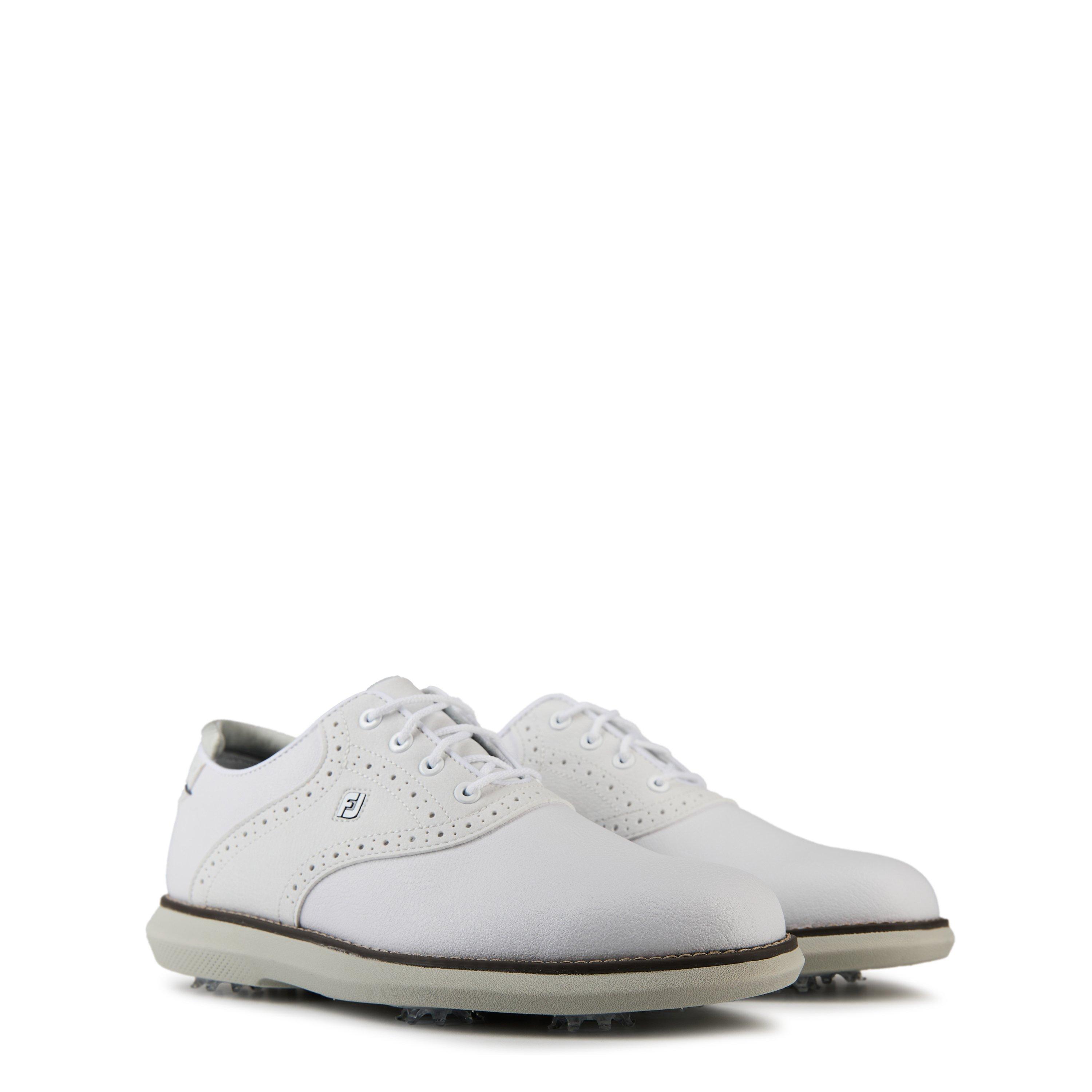Bianco/Grigio - FootJoy - Traditions Spiked Golf Shoes - 3