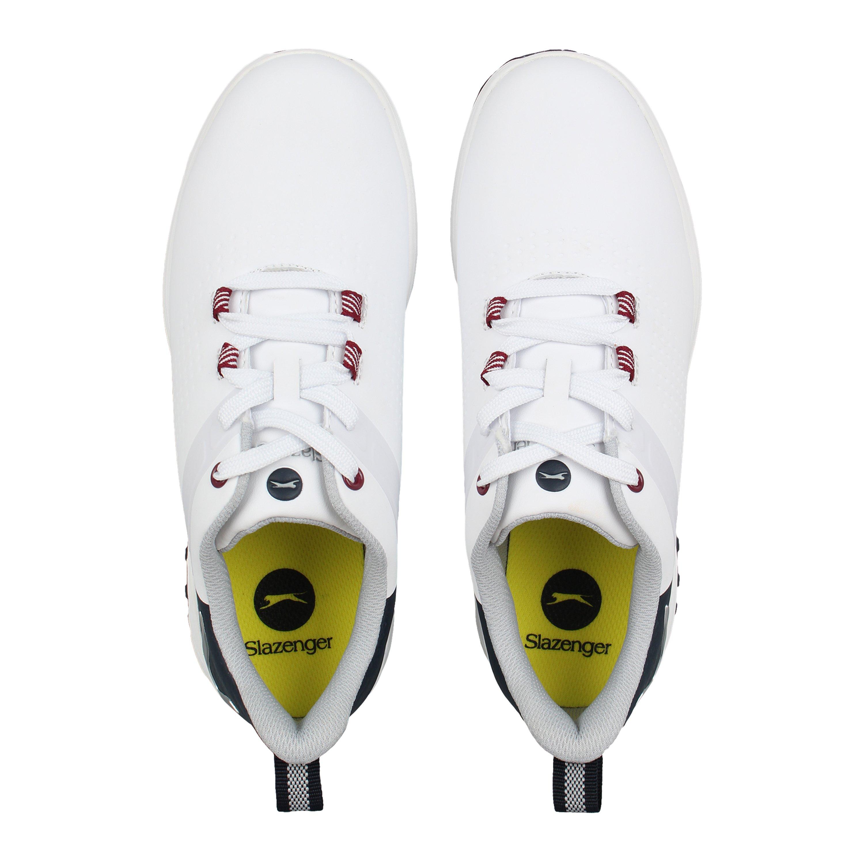 White/Black - Slazenger - V Series Spiked Golf Shoes Juniors - 6