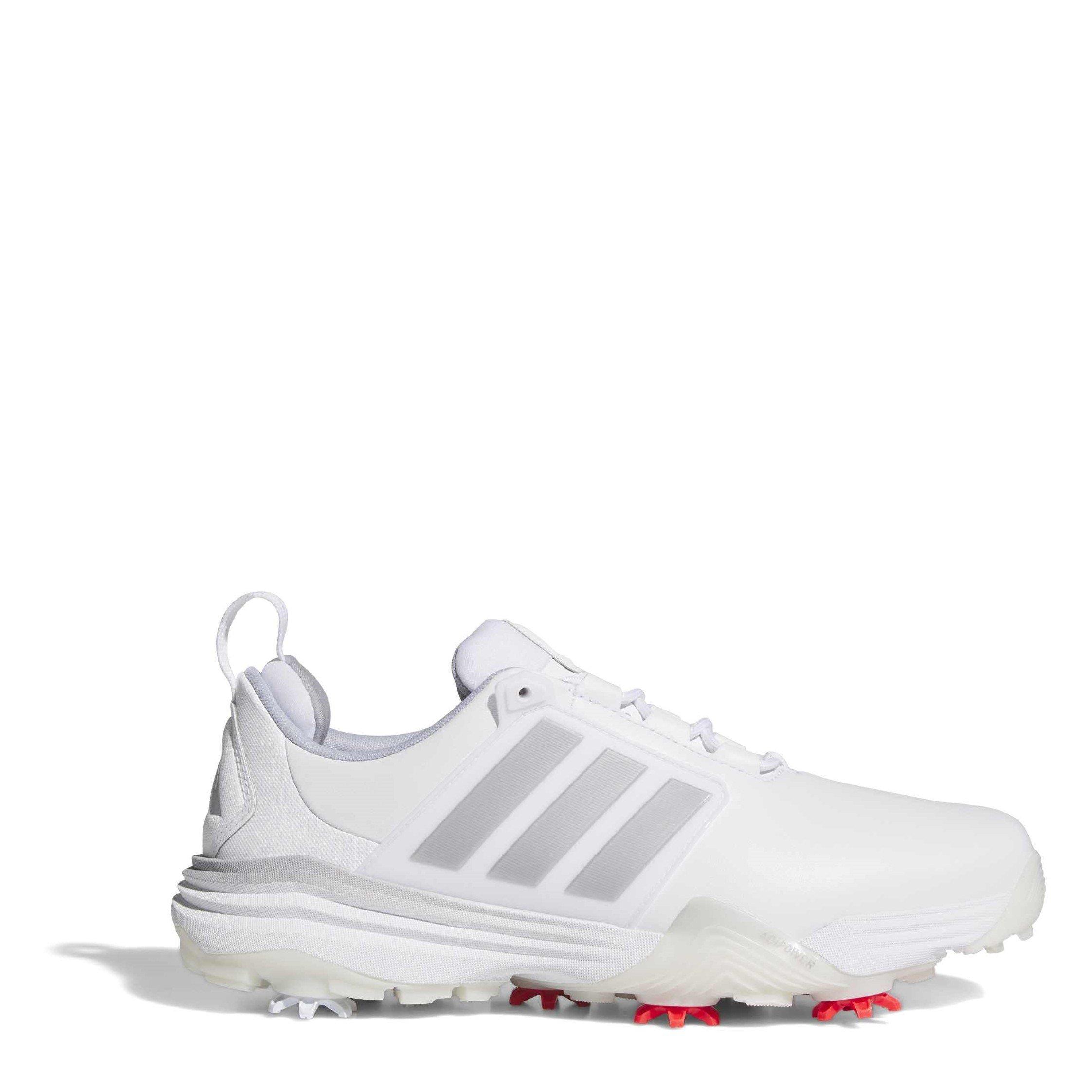 Adidas Men's Spiked Golf Shoes - Ftwr Whte/Slvr - 7 (40.7)