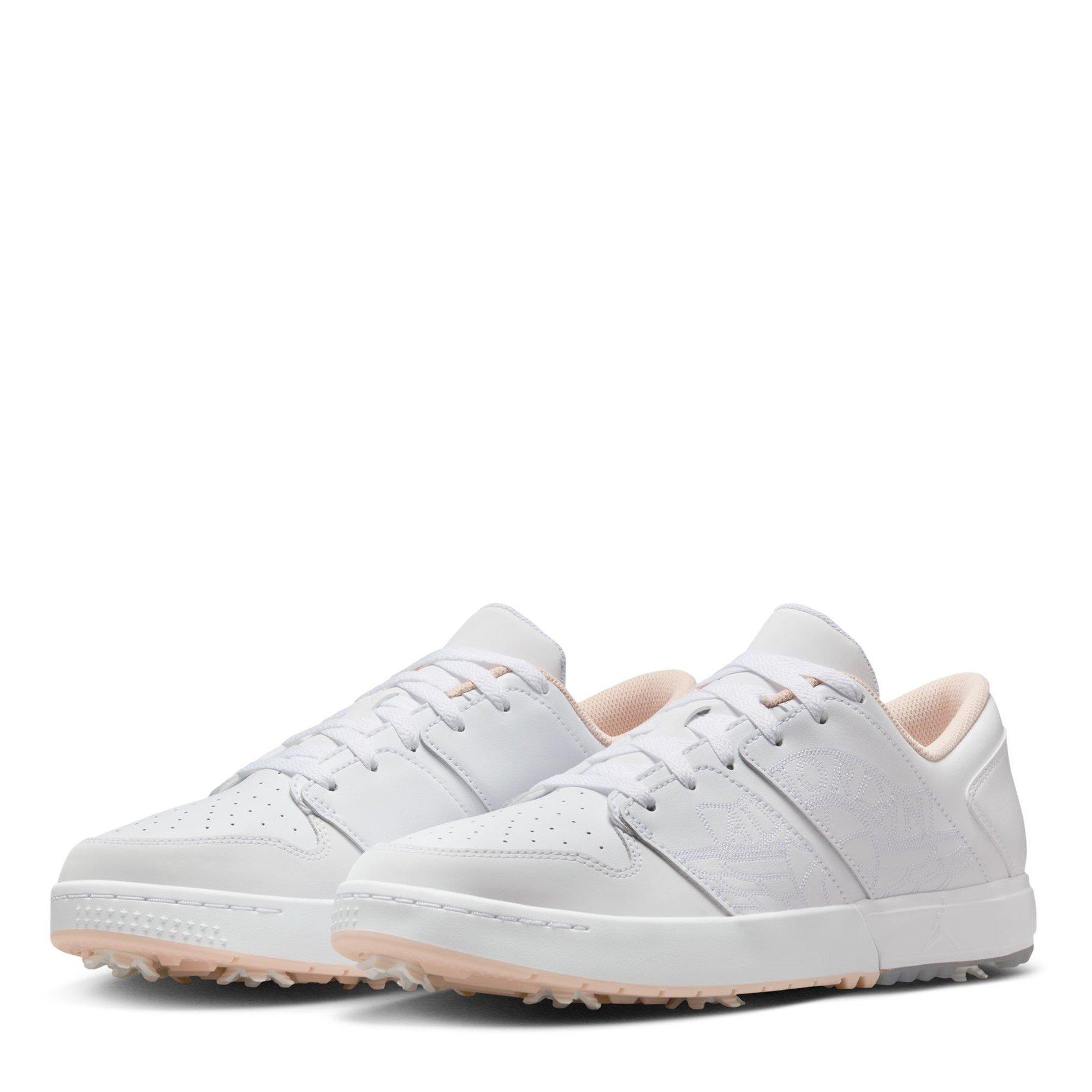 Bijela/Wsh koralj - Air Jordan - Nike Jordan Retro 1 G Golf Shoes - 4