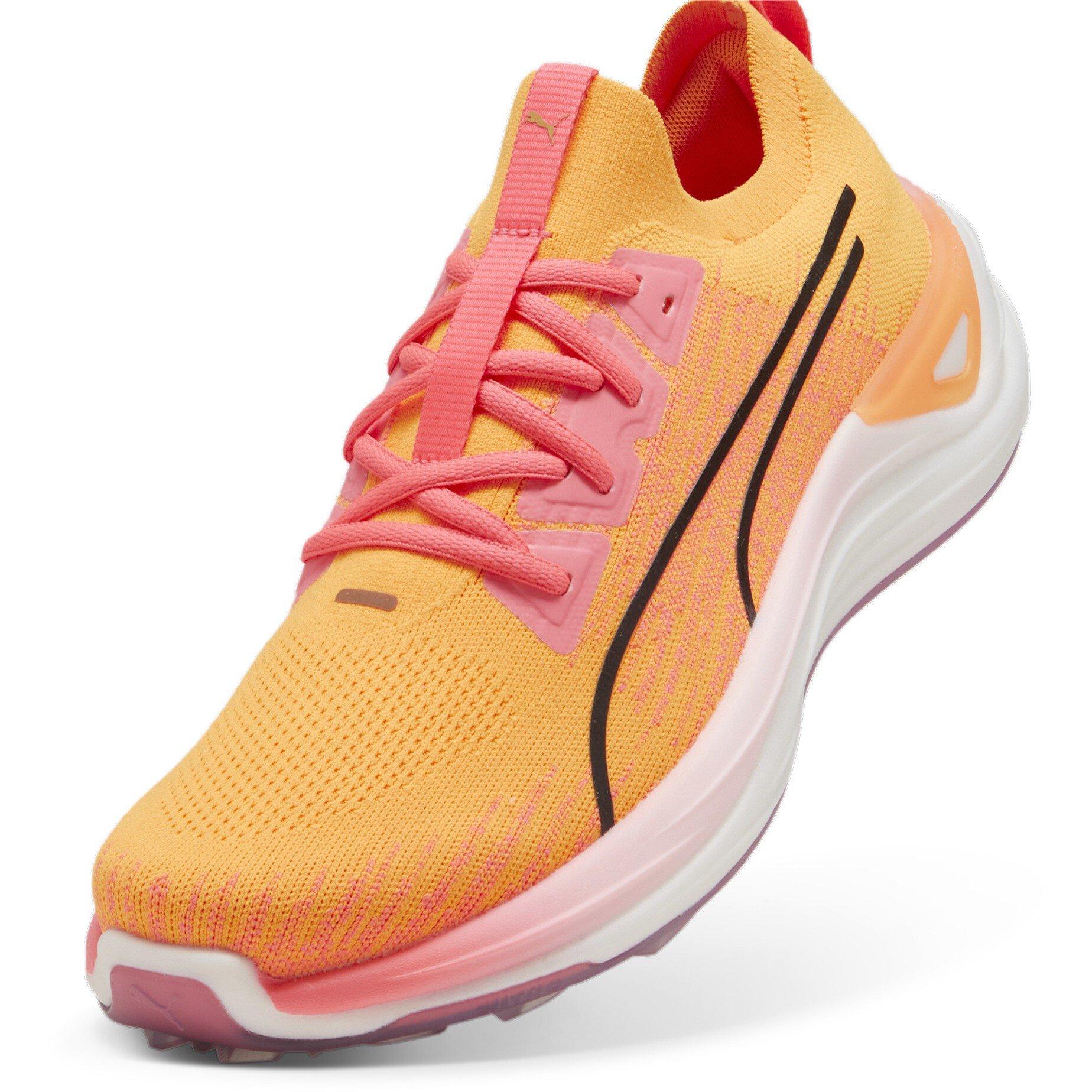 Sunglow/Suns - Puma - Electrocat Nitro Fire Glow Spikeless Golf Shoes Mens - 6