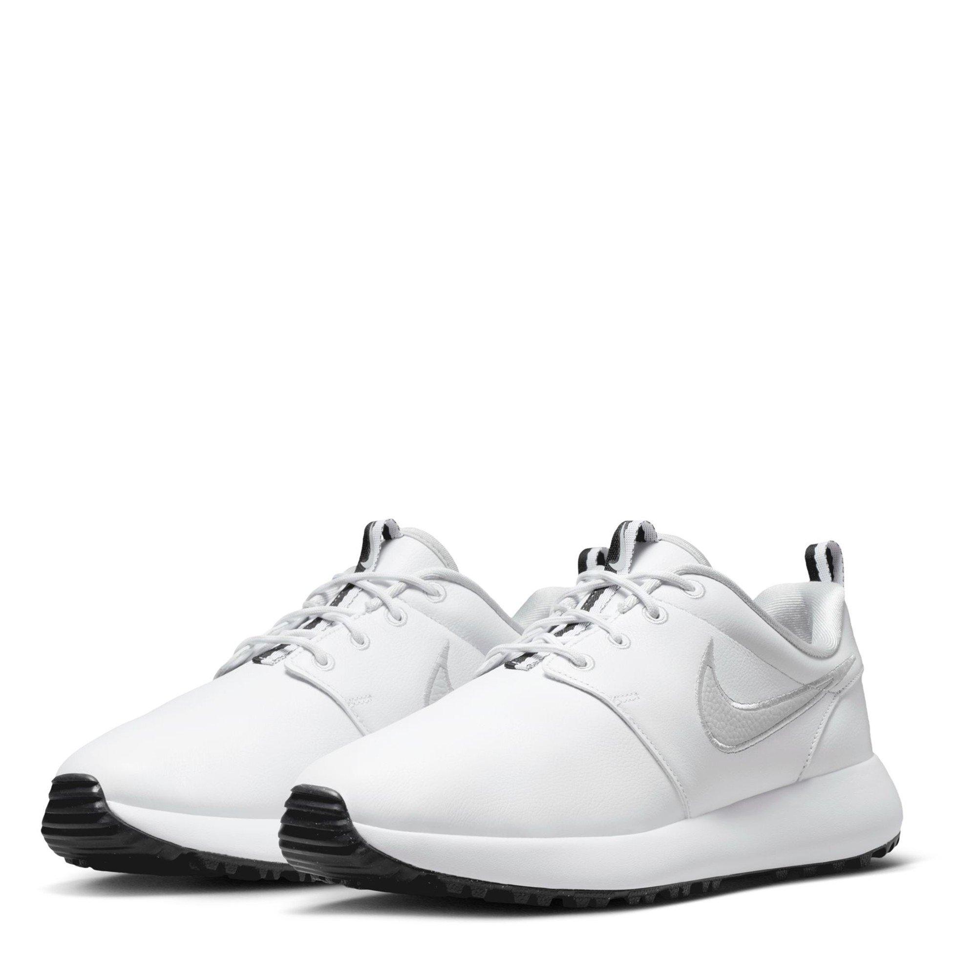 White/Black-Wht - Nike - Men's Spikeless Golf Shoes - 4