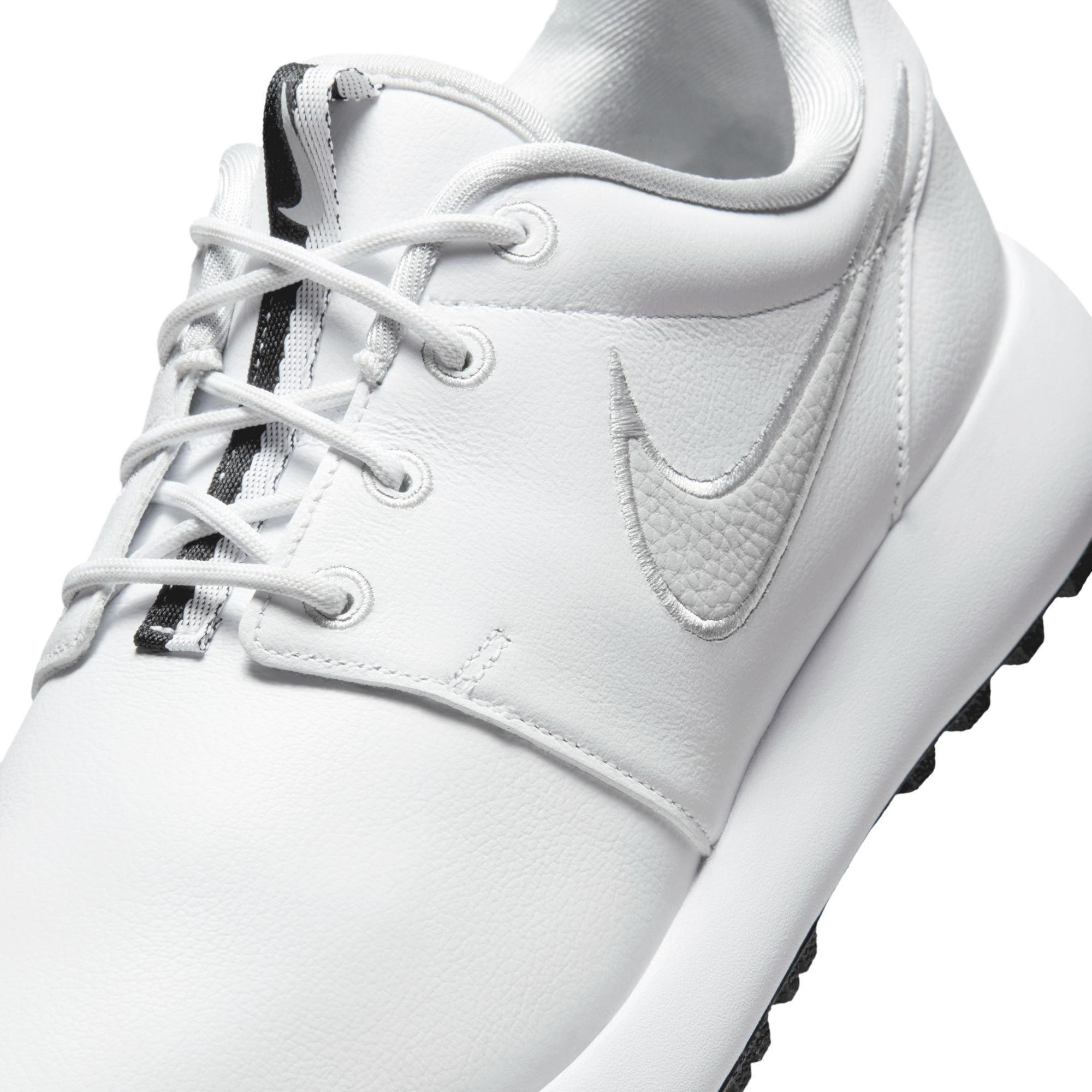 White/Black-Wht - Nike - Men's Spikeless Golf Shoes - 7
