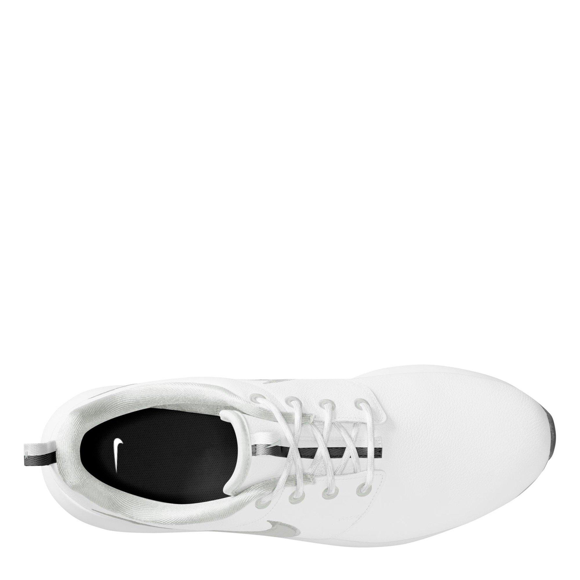 White/Black-Wht - Nike - Men's Spikeless Golf Shoes - 9