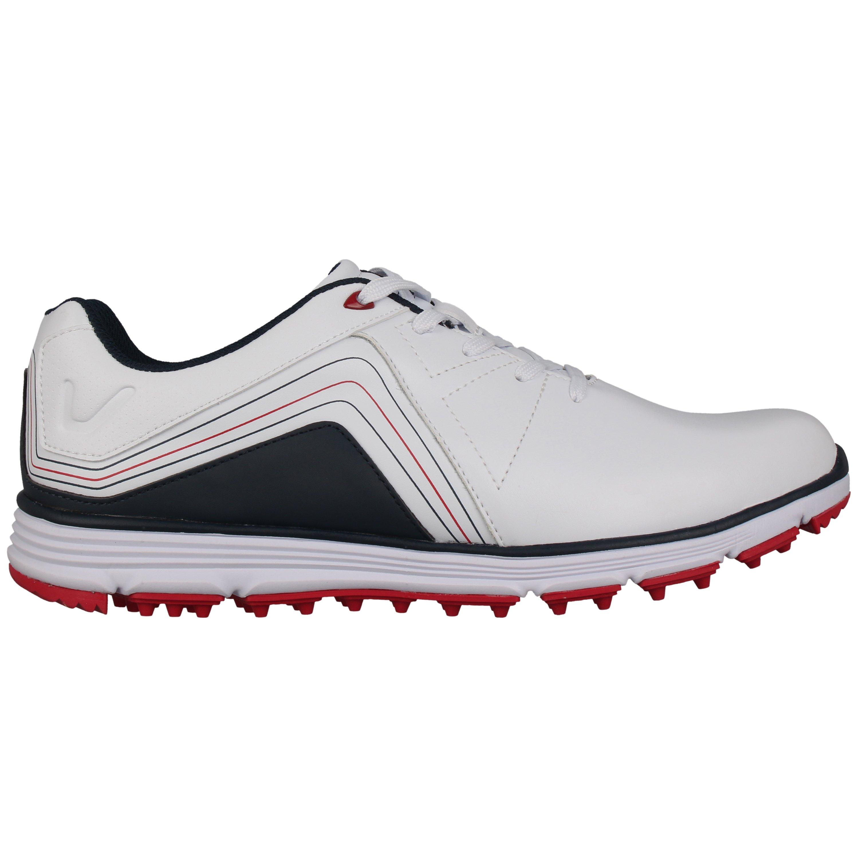 Wit/Marineblauw - Slazenger - V300SL Mens Golf Shoes - 1