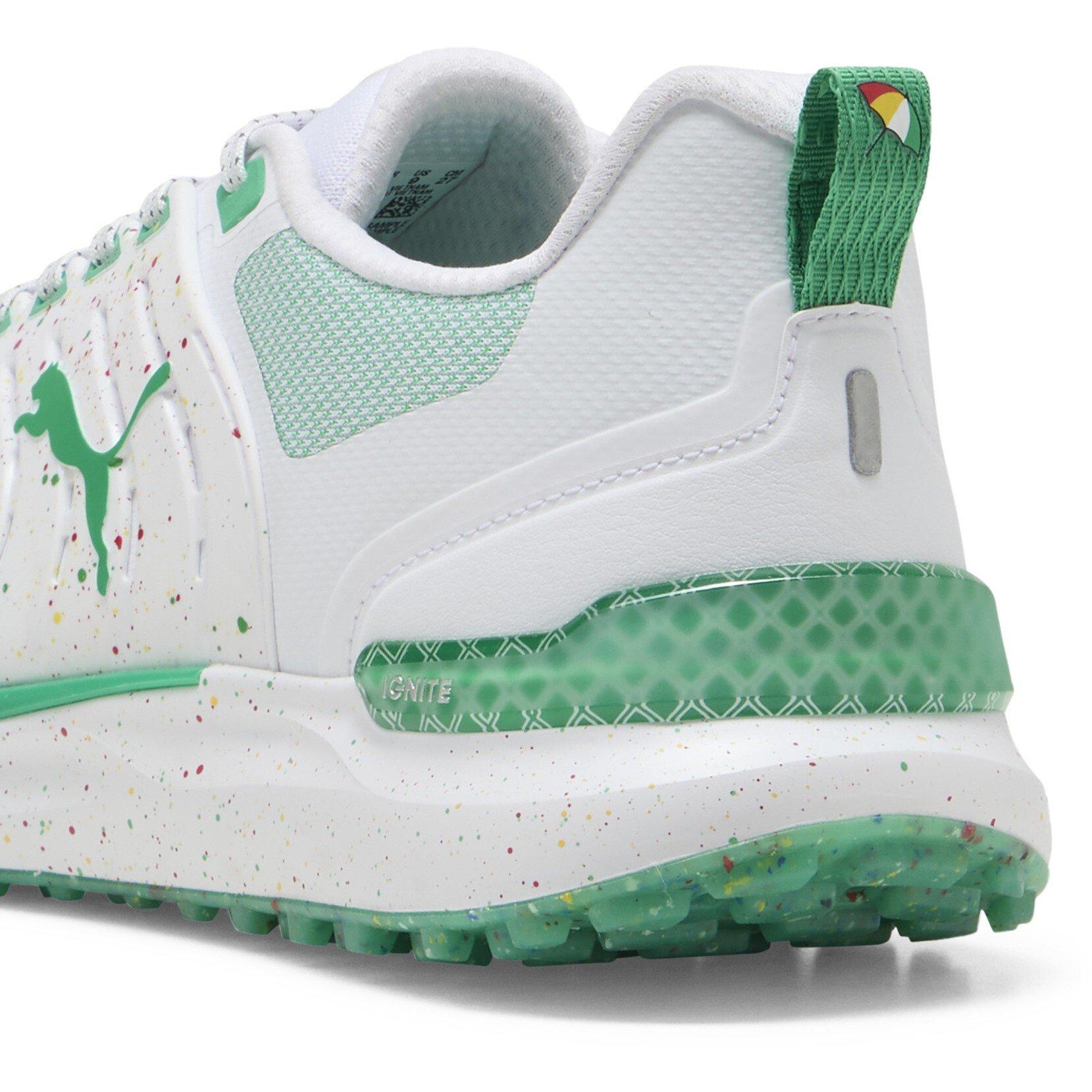 Wht/Grn/Red - Puma - Ignite Elevate Api Spikeless Golf Shoes Mens - 5