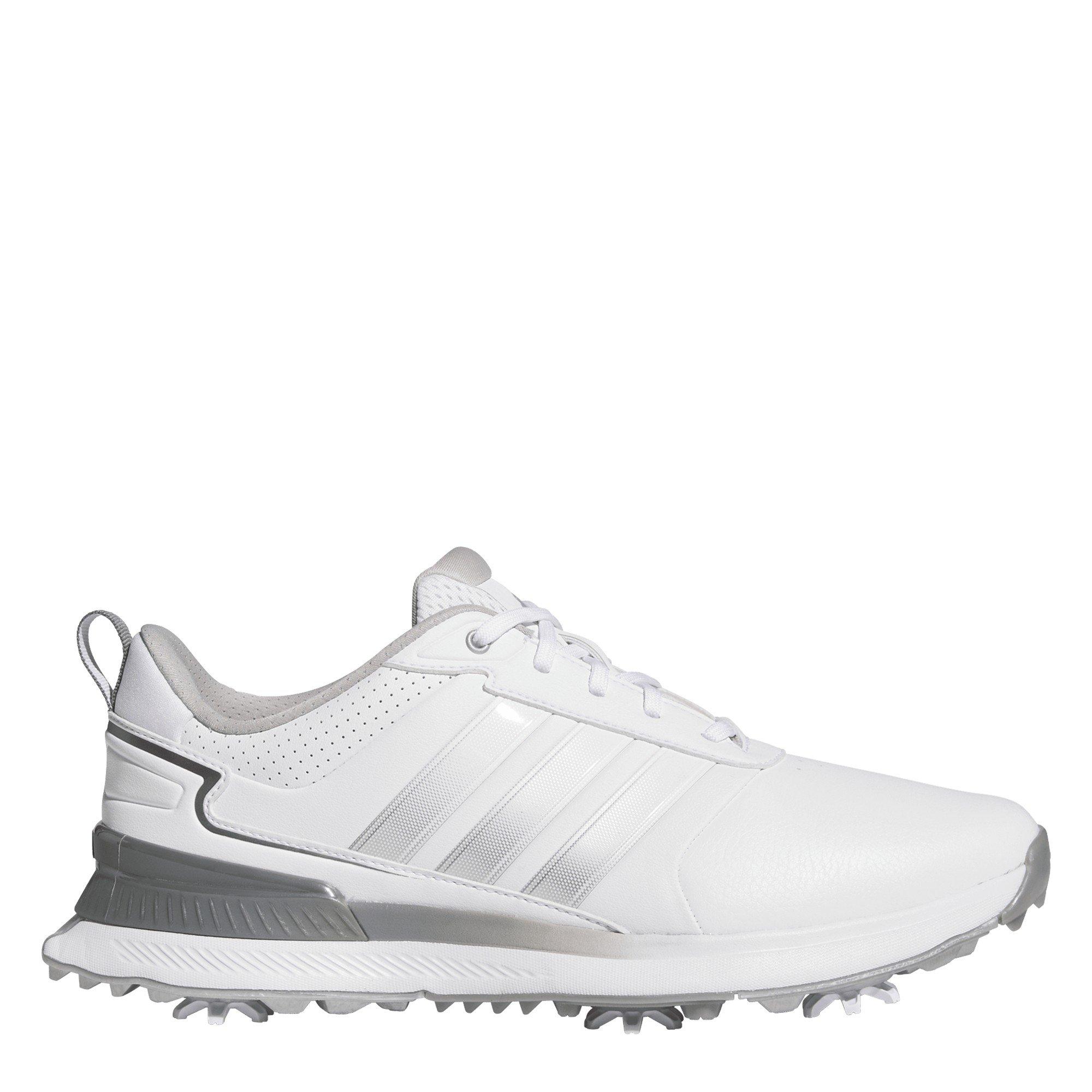 Adidas Men's Spiked Golf Shoes - Ftwr Whte/Slvr - 11 (46)