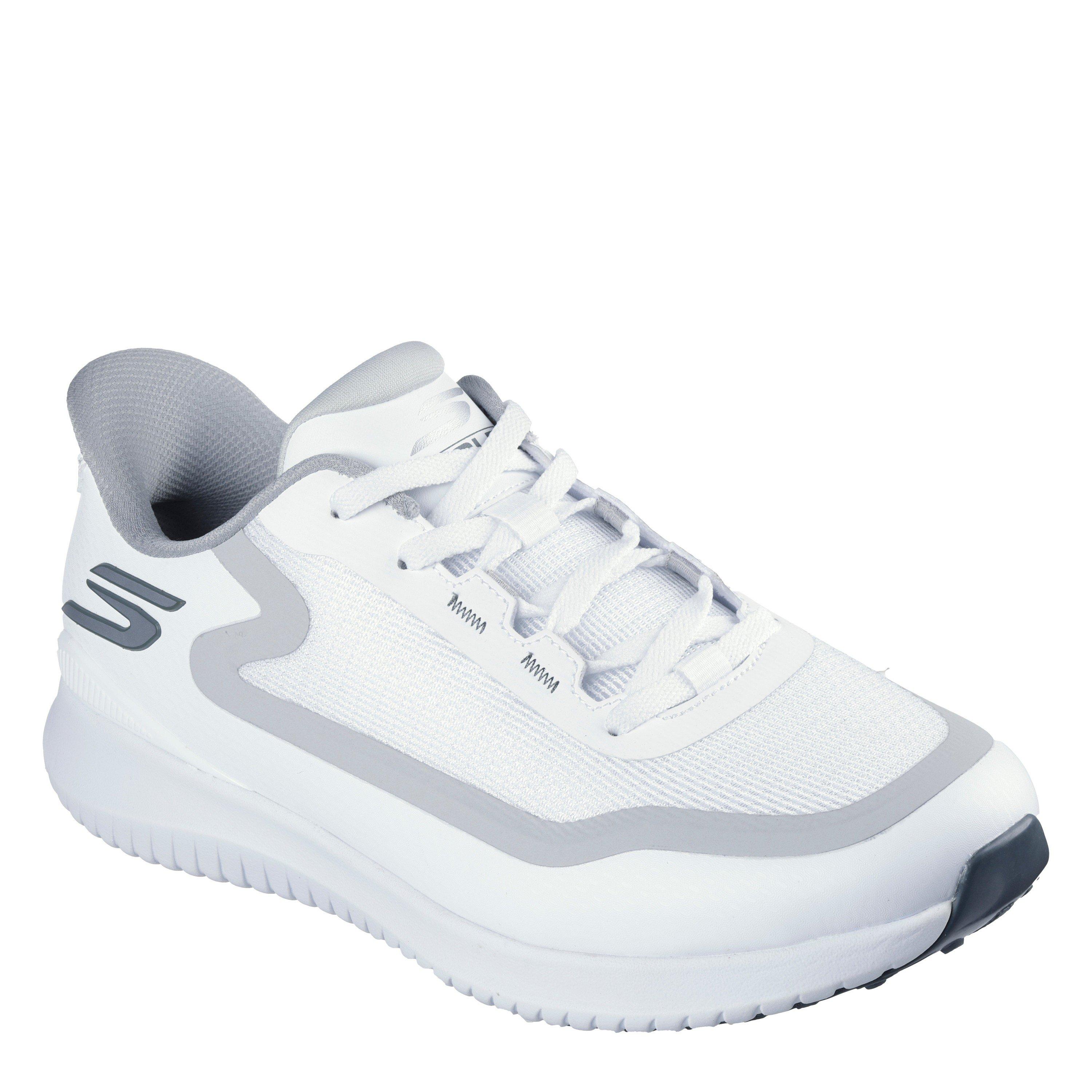 White/Grey - Skechers - Go Golf Flight Spikeless Shoes Mens - 3