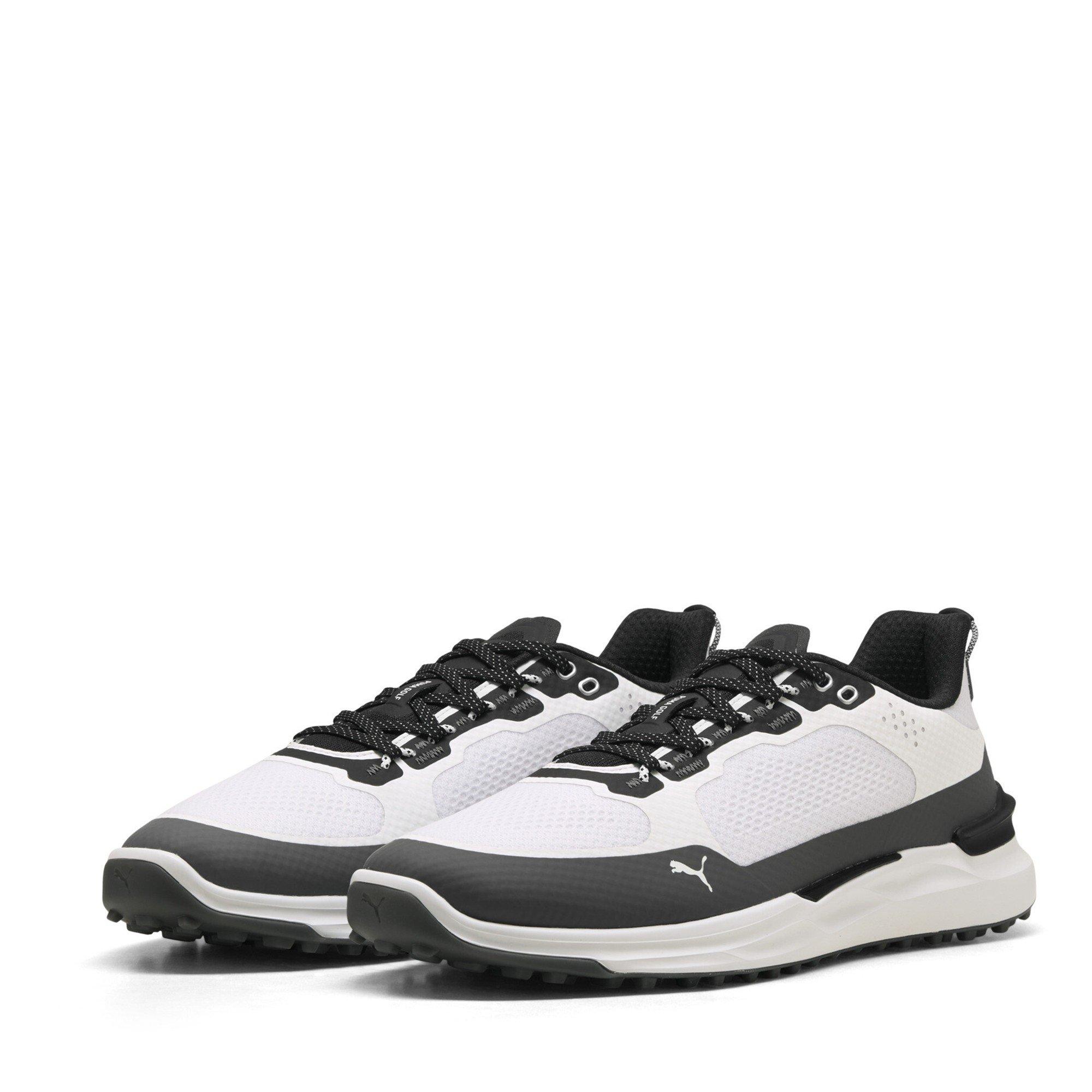 Puma Men's Ignite Elevate X Spikeless Golf Shoes - White-Slate Sky - 9.5 (44)