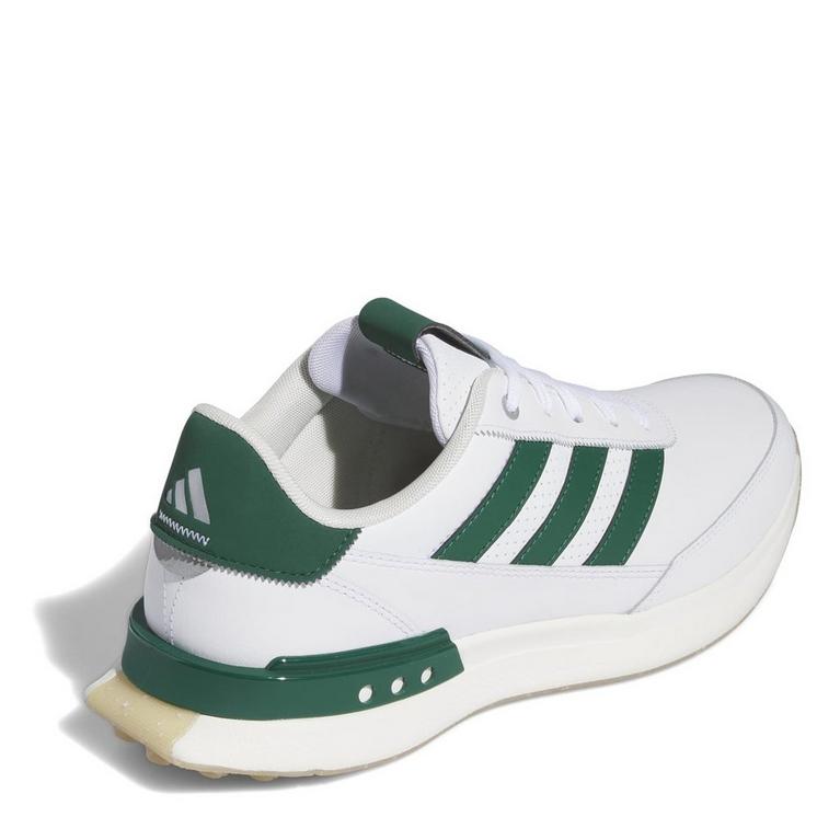 Blanc/Vert/Gomme - adidas - A closer look at Amelia Hamlins brown lace-up sandals - 4