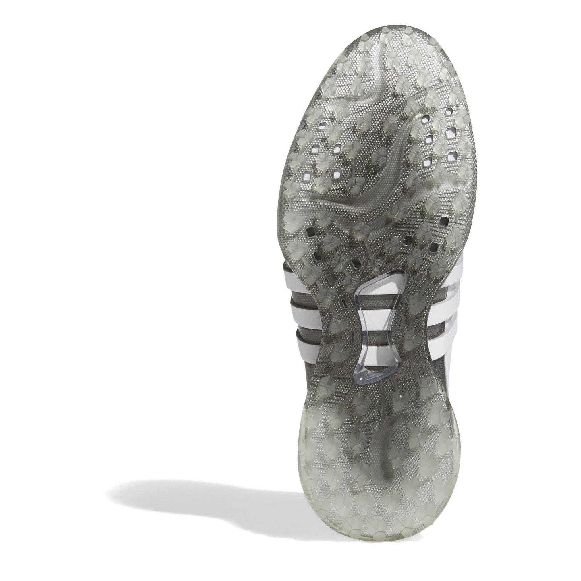 Bianco/Argento - adidas - Tour360 25 Wide Spikeless Golf Shoes Mens - 6