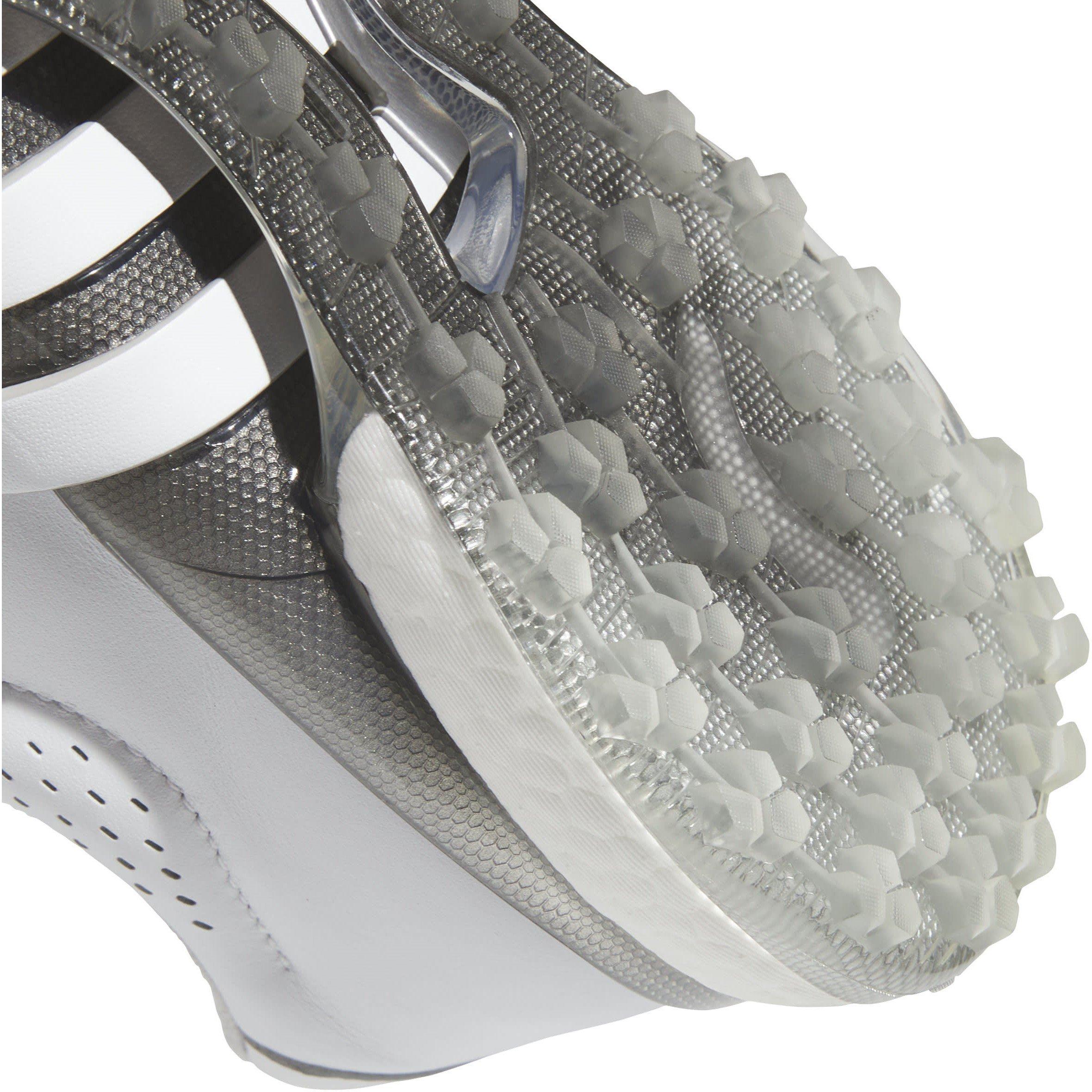 Bianco/Argento - adidas - Tour360 25 Wide Spikeless Golf Shoes Mens - 8