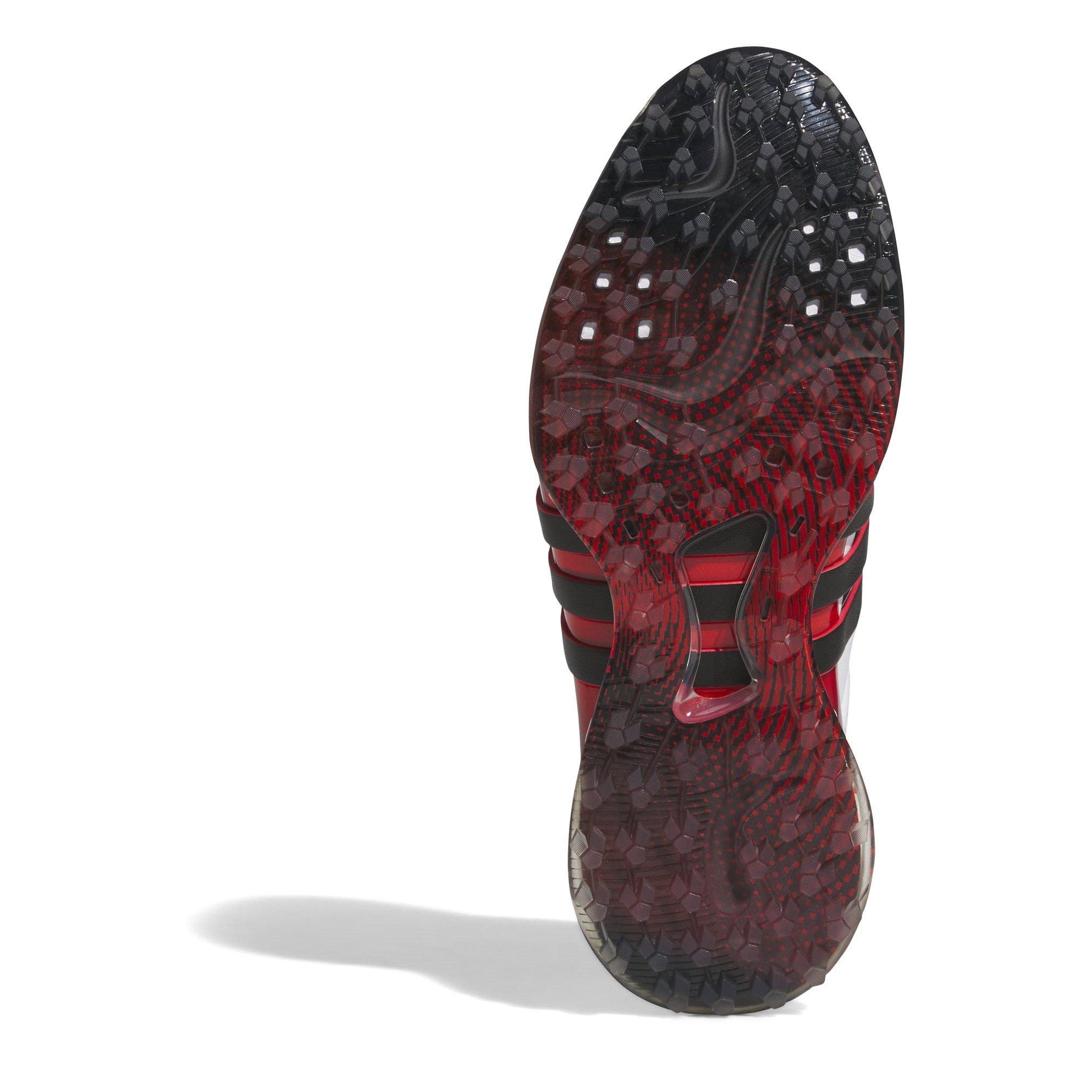 Wht/Blk/Rd - adidas - Tour360 25 Wide Spikeless Golf Shoes Mens - 6