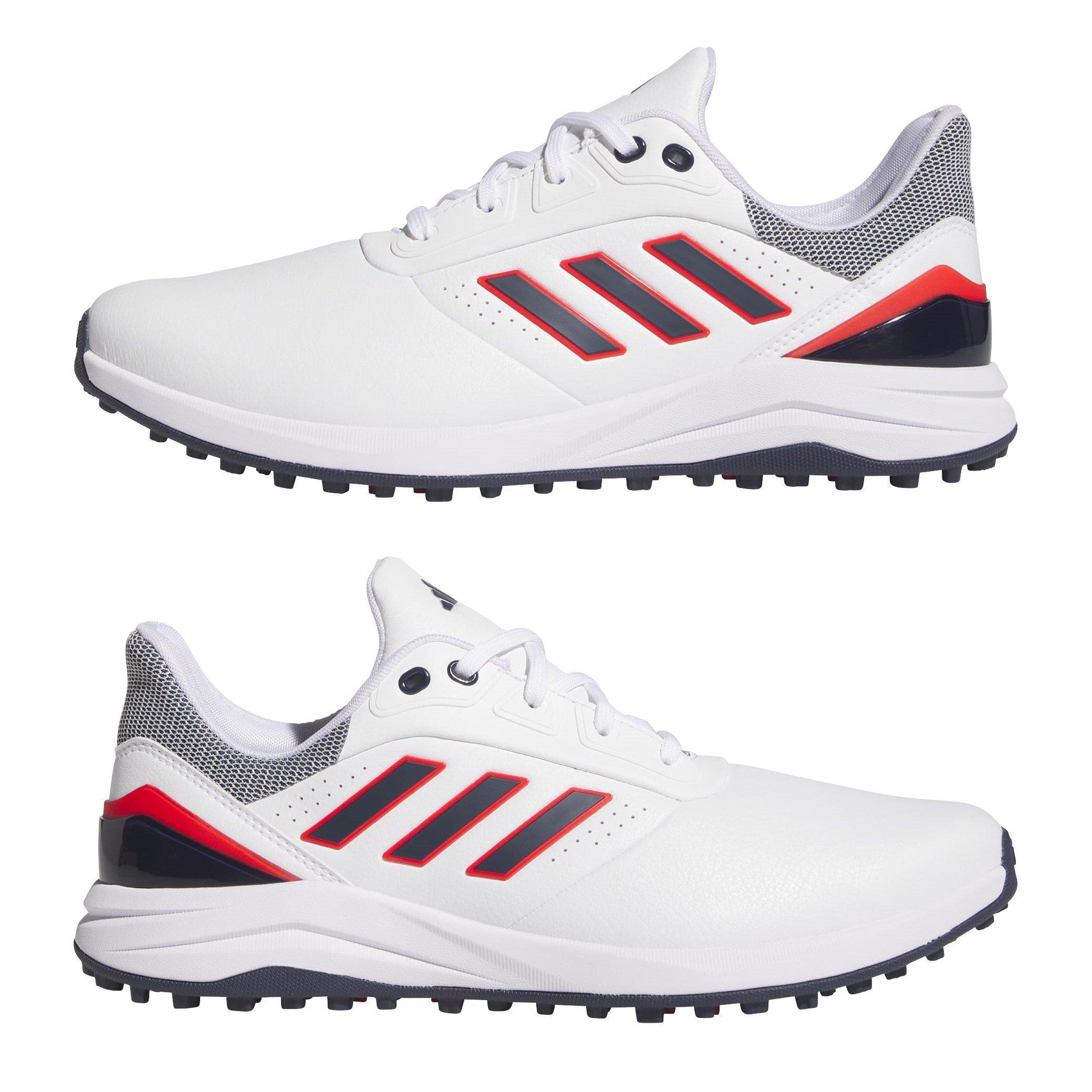 Wht/Nvy/Red - adidas - Solarmotion 24 Lightstrike Golf Shoes Adults - 9
