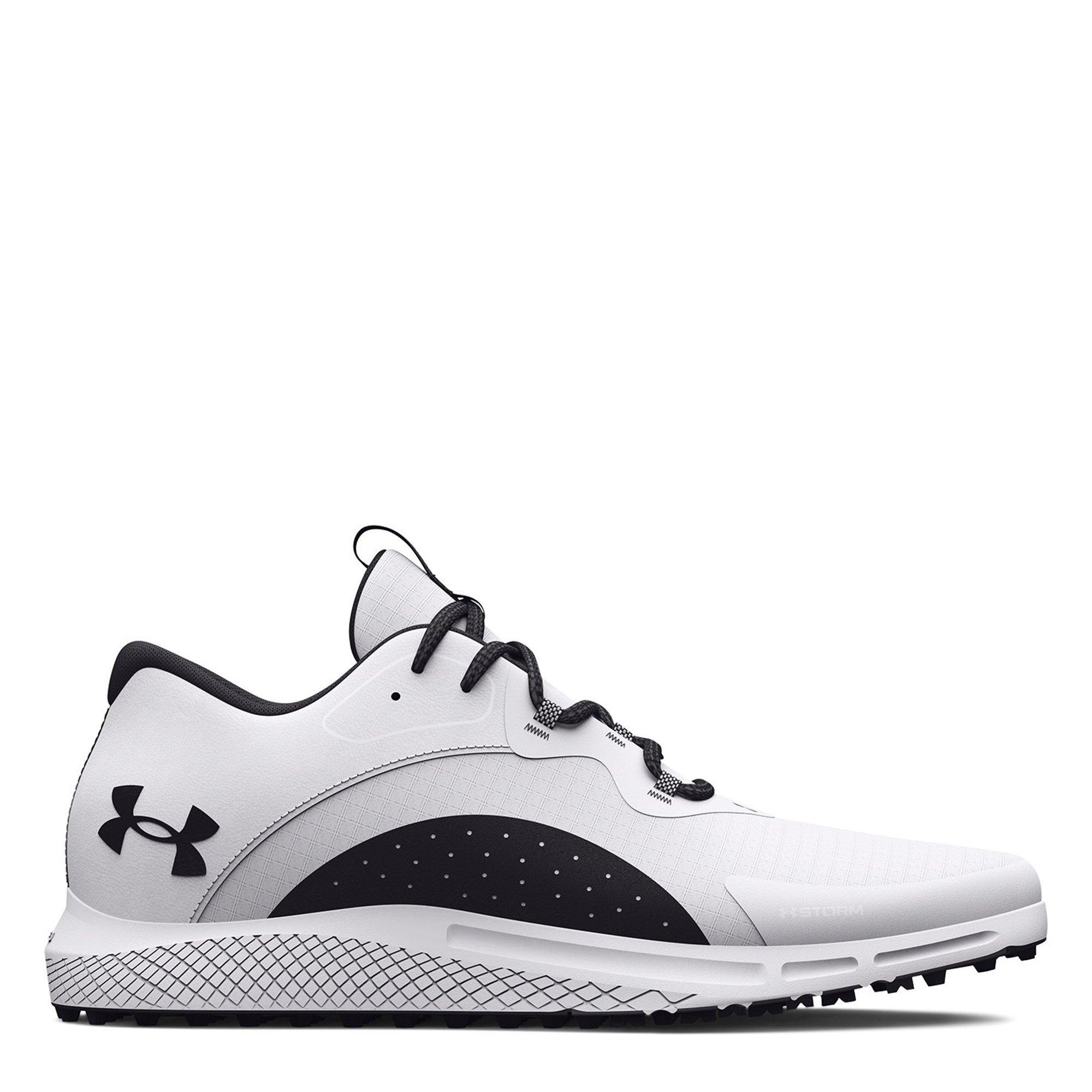 White/Black - Under Armour - Under Amour Charge Draw 2 SL Golf Shoe - 1