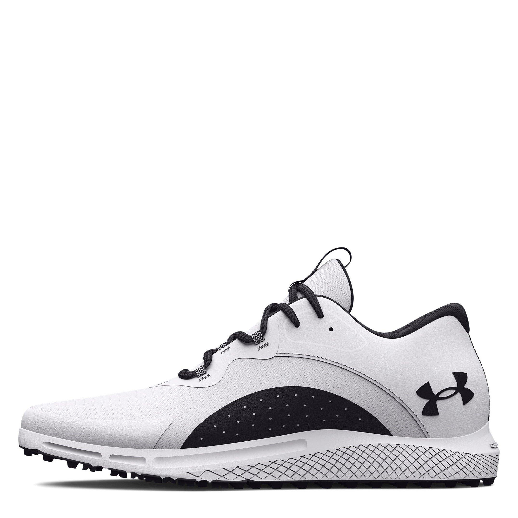 Blanco/Negro - Under Armour - Amour Charge Draw 2 SL Golf Shoe - 7