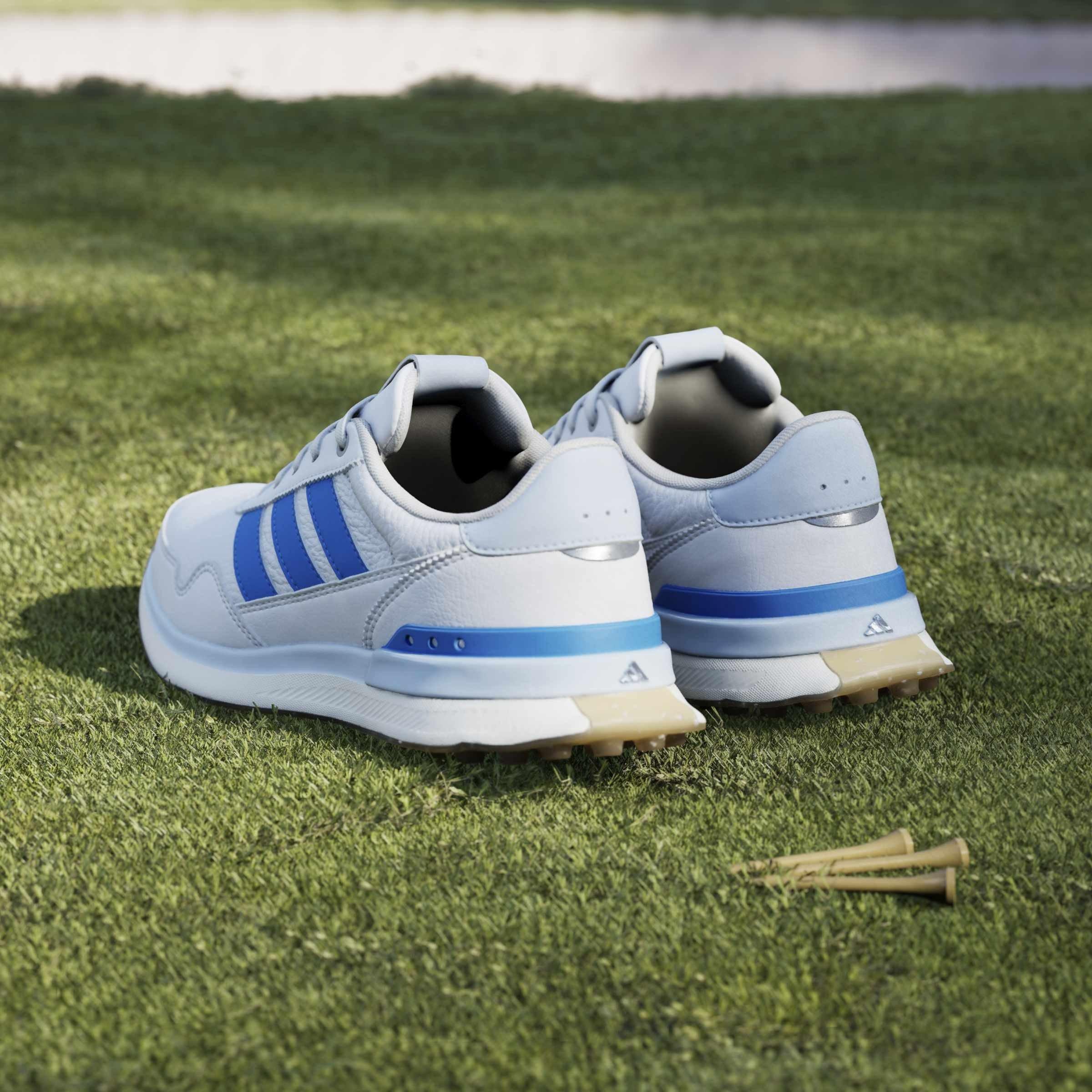 Ftwrwhite/Blue - adidas - Women's Spikeless Golf Shoes - 13