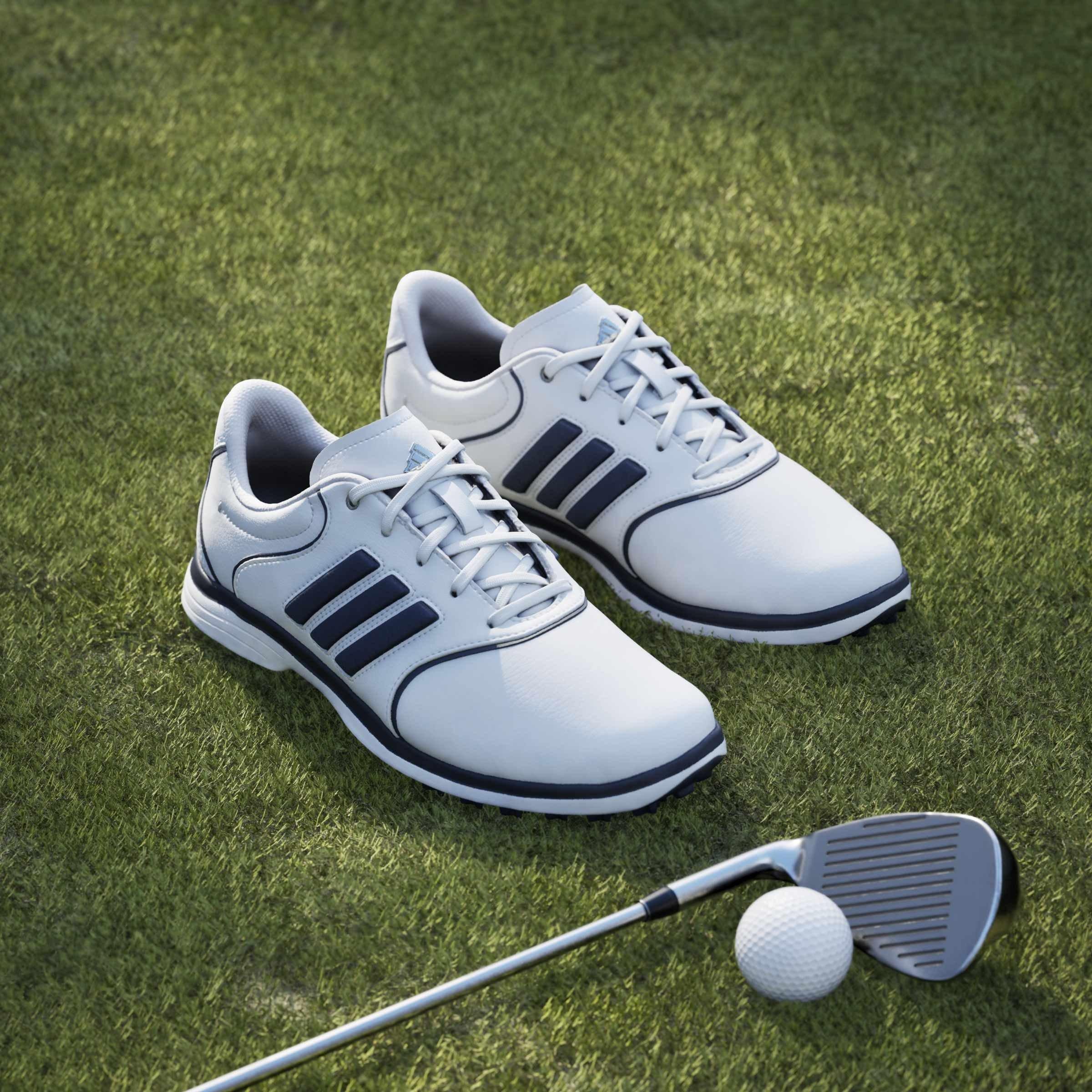 Ftwrwhite/Nvy - adidas - Women's Spikeless Golf Shoes - 12