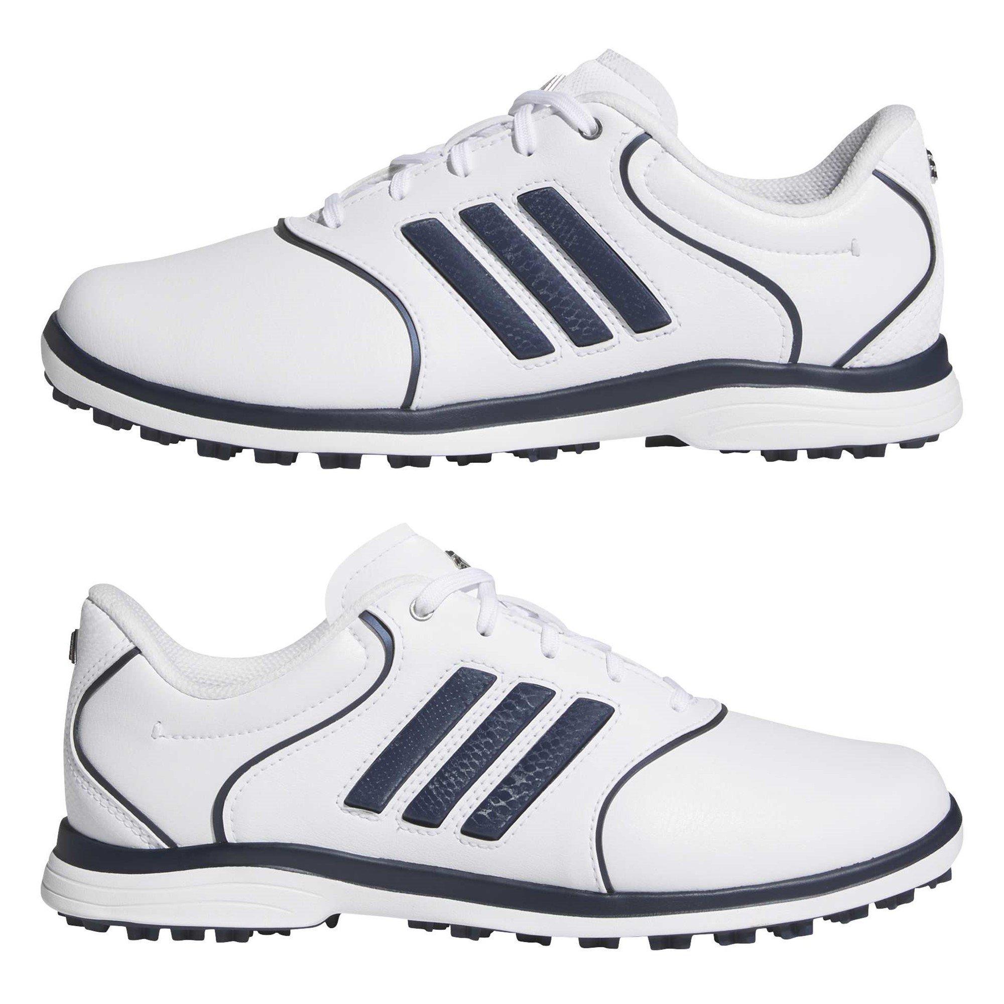 Ftwrwhite/Nvy - adidas - Women's Spikeless Golf Shoes - 9