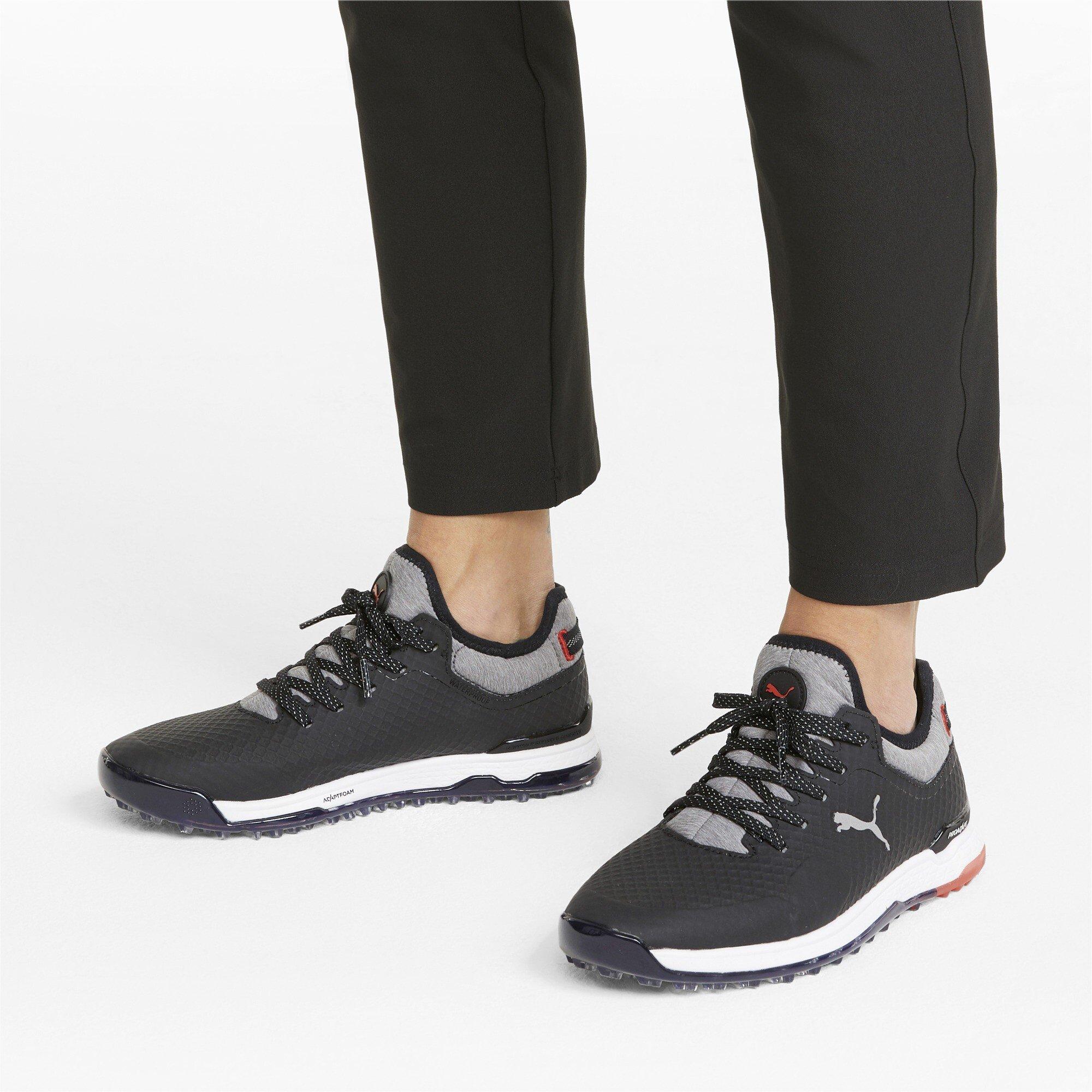 Blk/Silv/Pin - Puma - Proadapt Alphacat Wmns Spikeless Golf Shoes Womens - 3