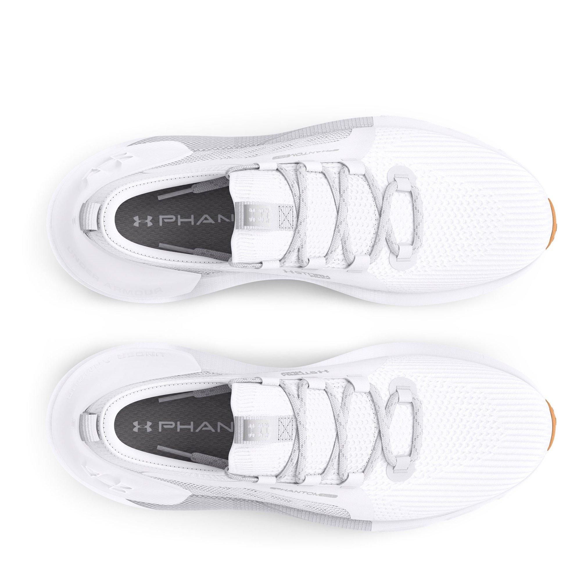 White - Under Armour - Women's Phantom Spikeless Golf Shoes - 4