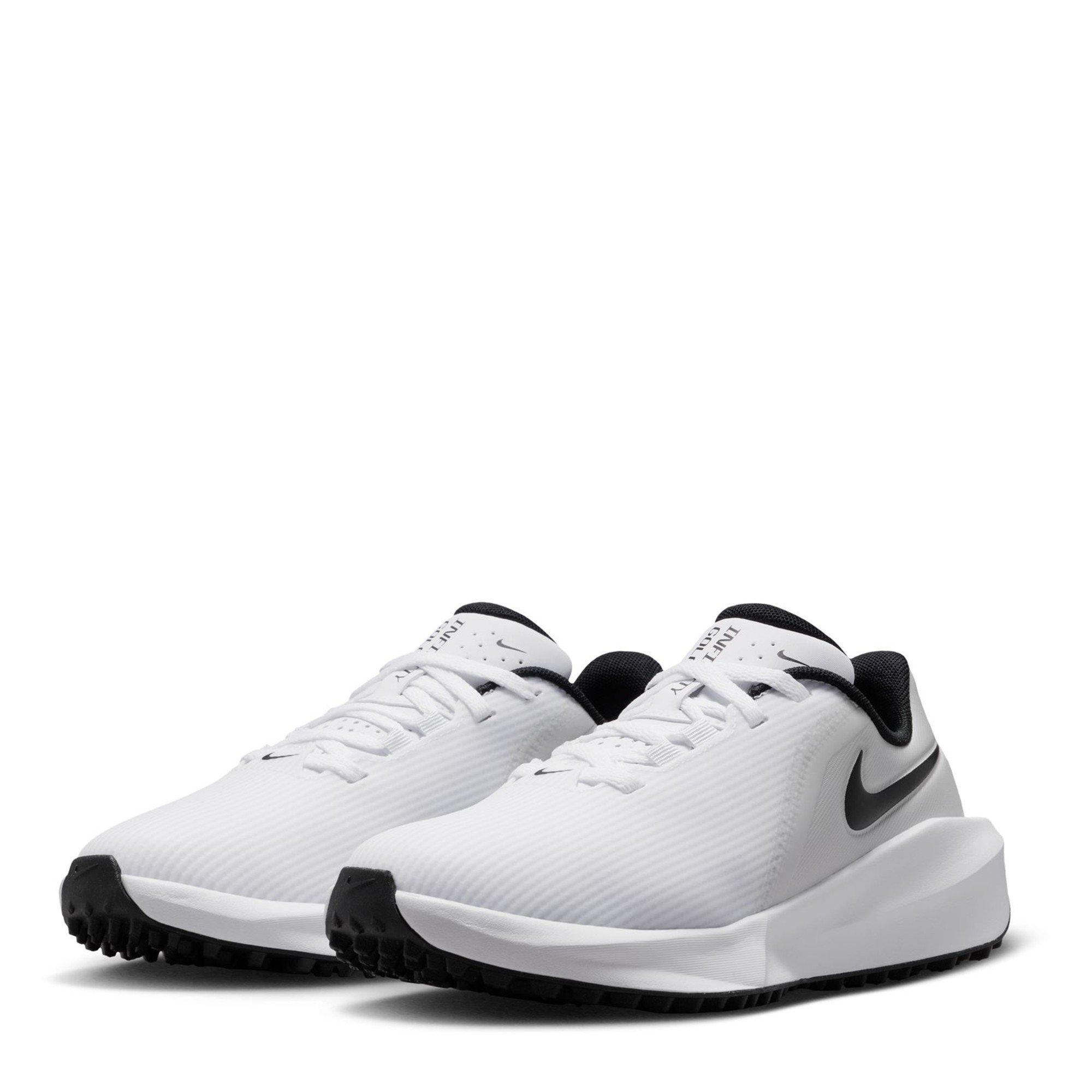 White/Black - Nike - Kids' Spikeless Golf Shoes - 4