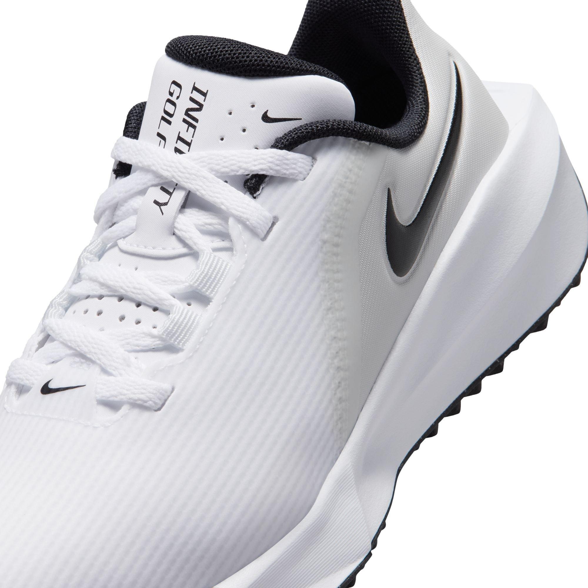 White/Black - Nike - Kids' Spikeless Golf Shoes - 7
