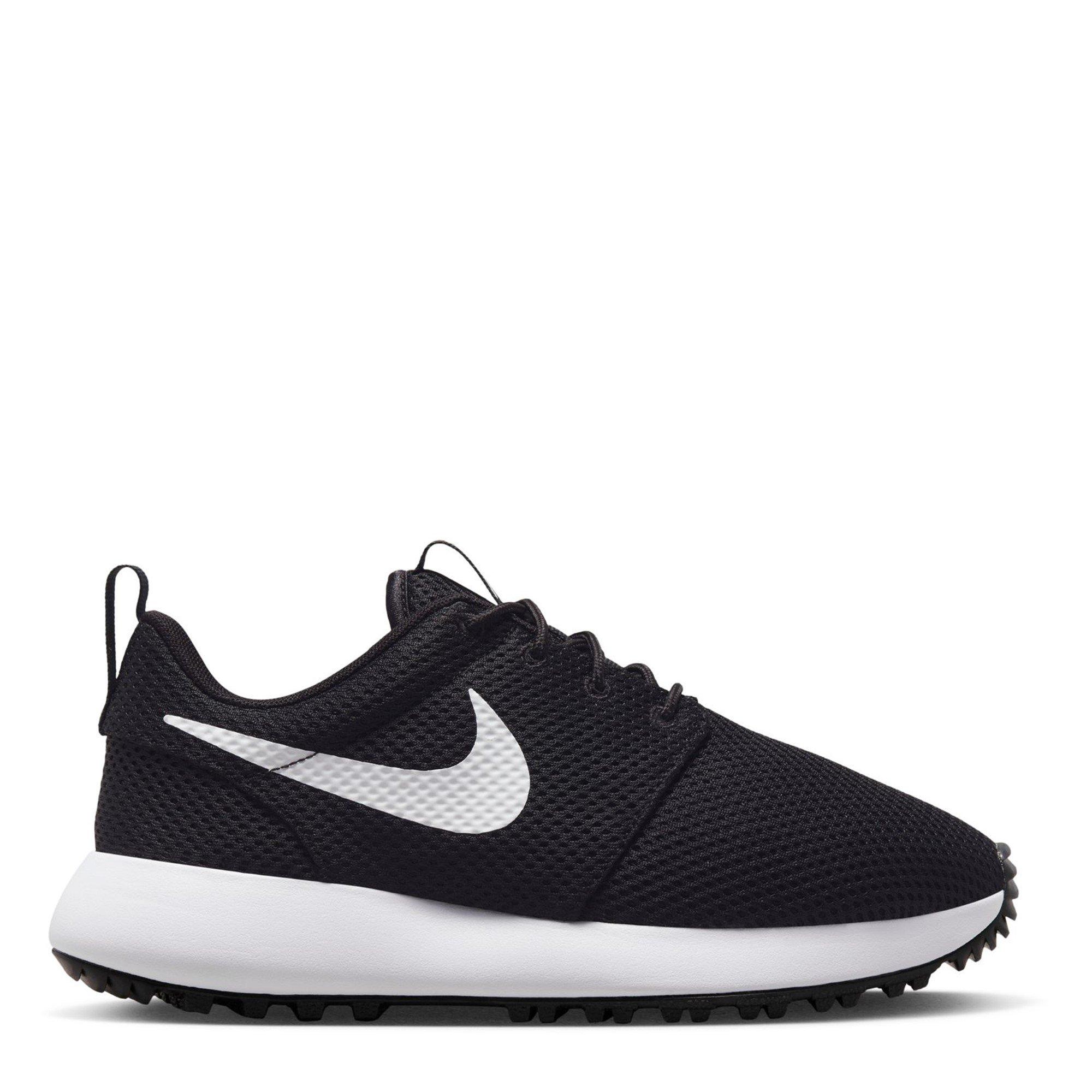 Black/White - Nike - Roshe 2 G Jr. Kids' Golf Shoes - 1