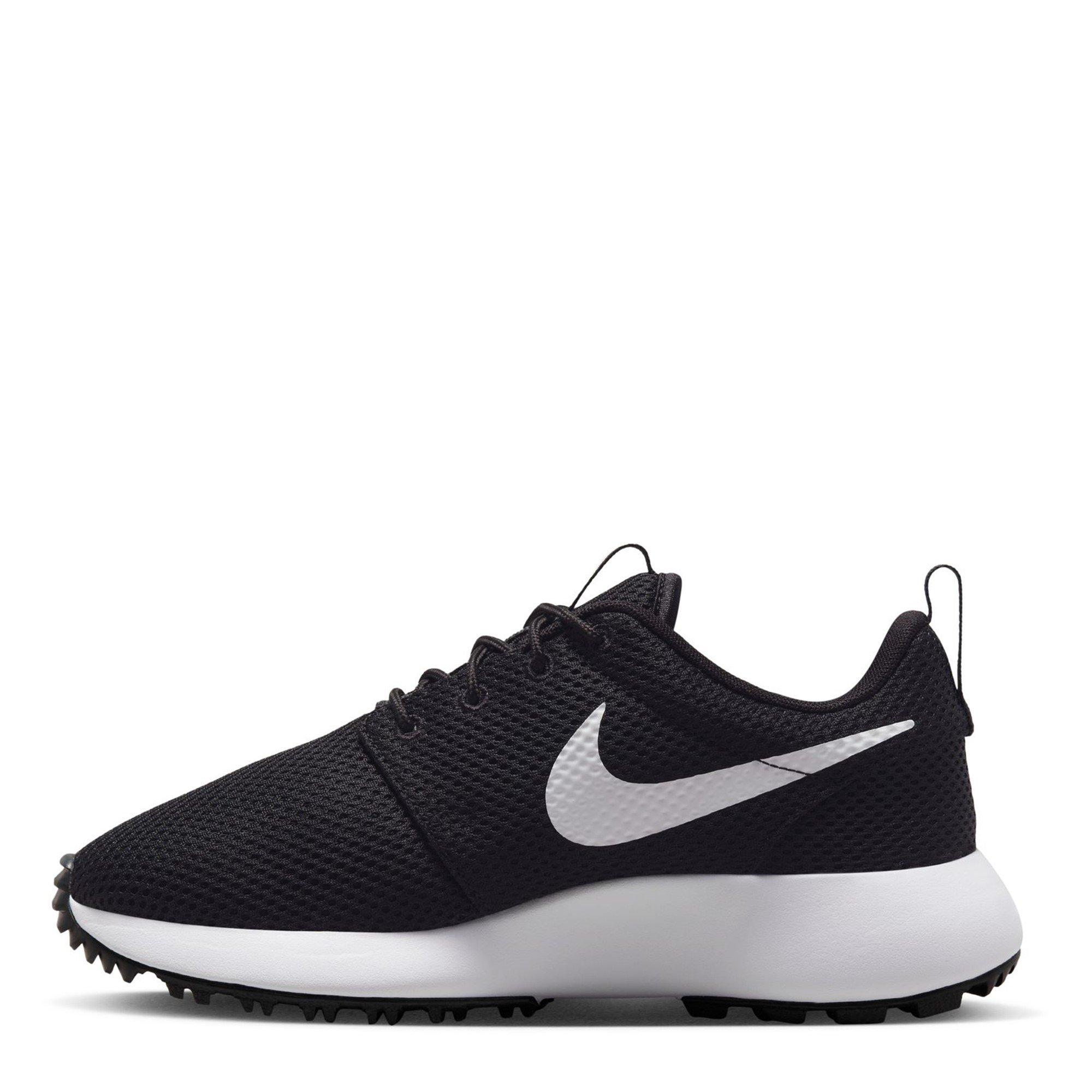 Black/White - Nike - Roshe 2 G Jr. Kids' Golf Shoes - 2