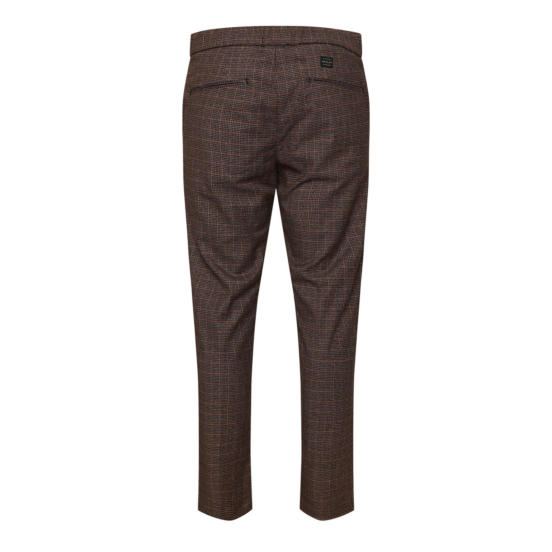 Brown - Replay - Trousers - 2