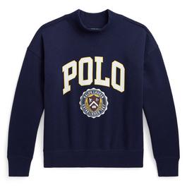 Polo Ralph Lauren Logo Fleece Cropped Sweatshirt