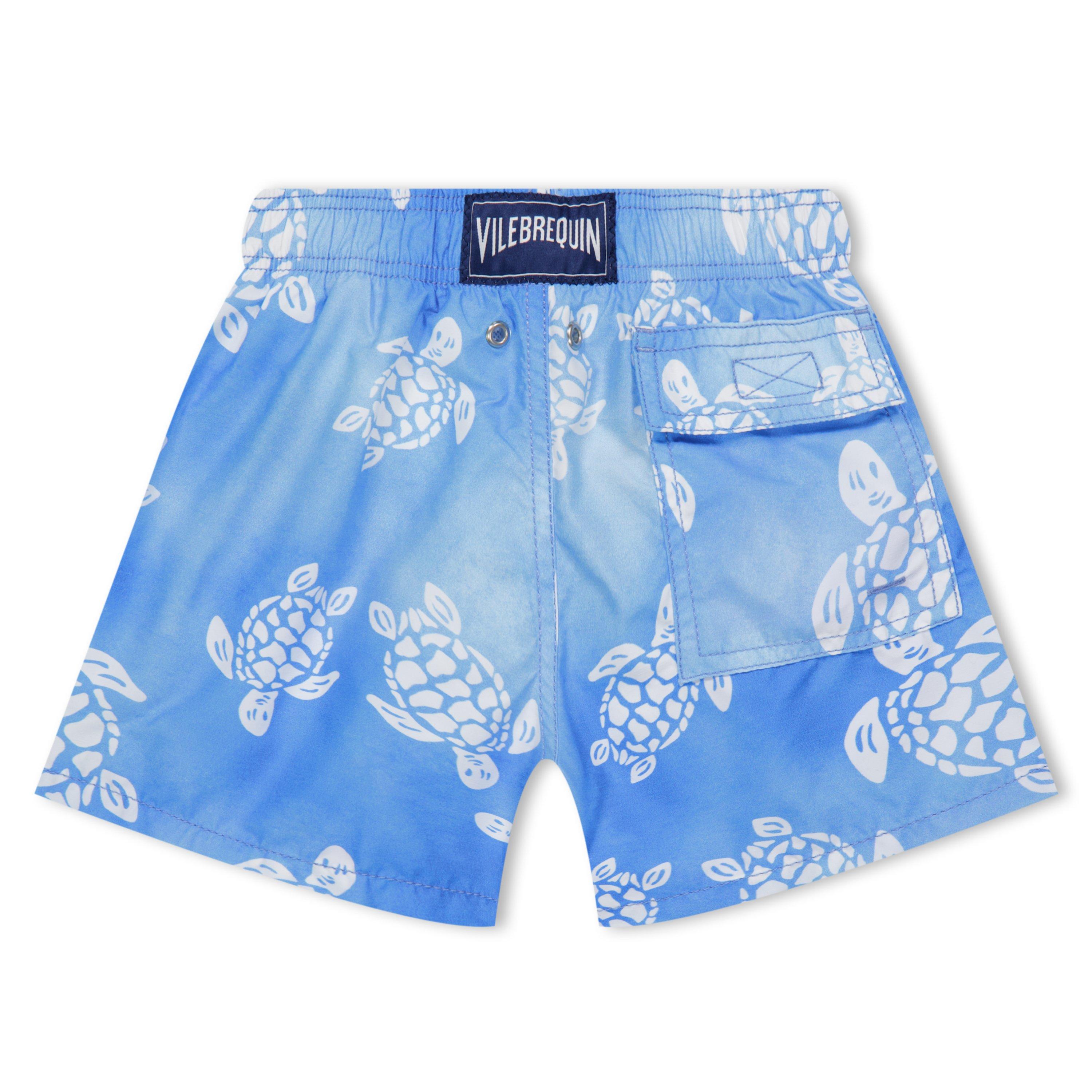 Bleu Ciel 330 - Vilebrequin - Boys' Moorea Archive Swim Shorts - 2
