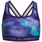 Sonar Bleu - Under Armour - UA Mid Crossback Printed treningoves Bra Girls - 1