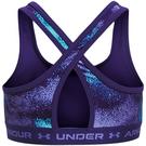 Sonar Bleu - Under Armour - UA Mid Crossback Printed treningoves Bra Girls - 2