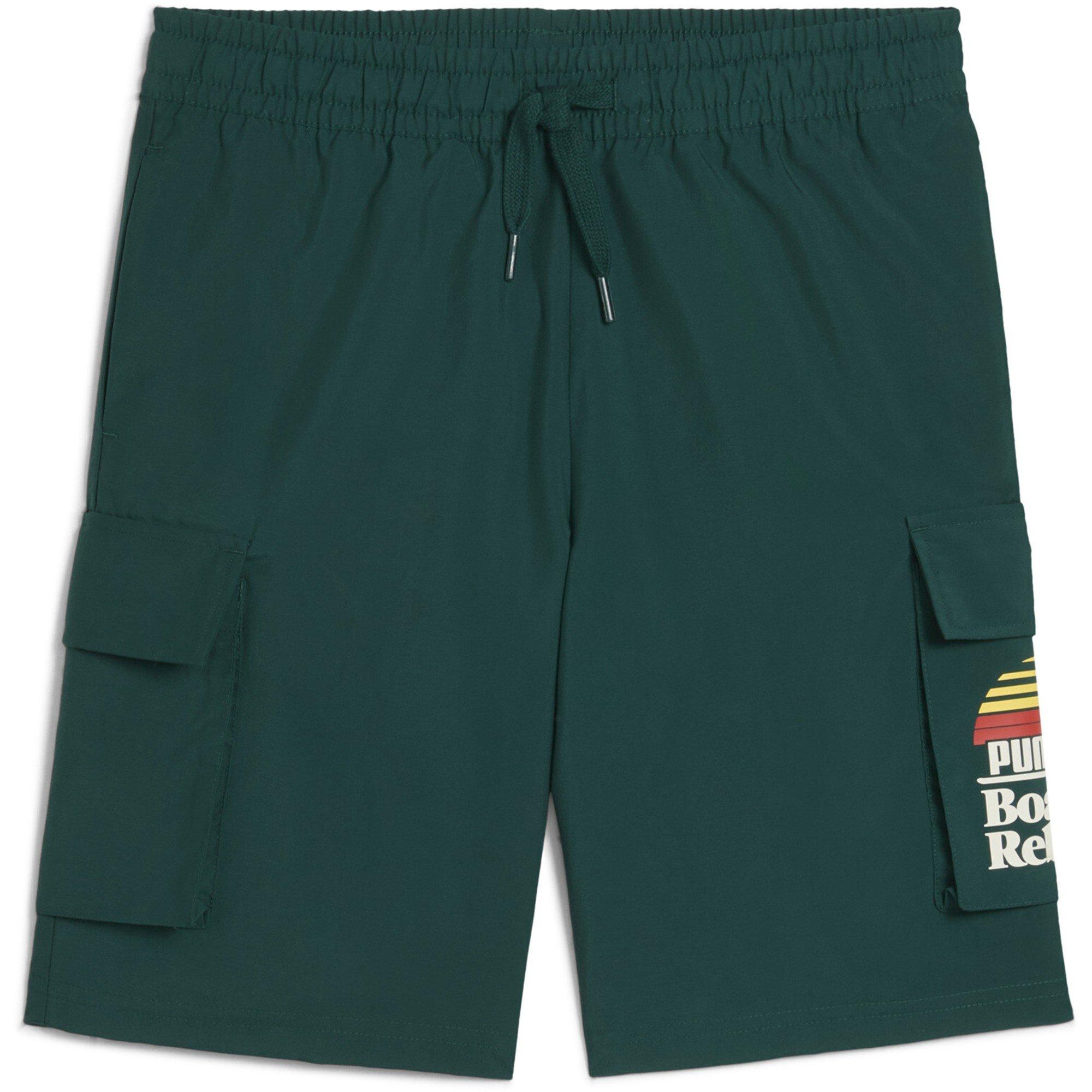 Dunkles Myrtengrün - Puma - Unisex Kids' Mid90S Cargo Chino Shorts - 1