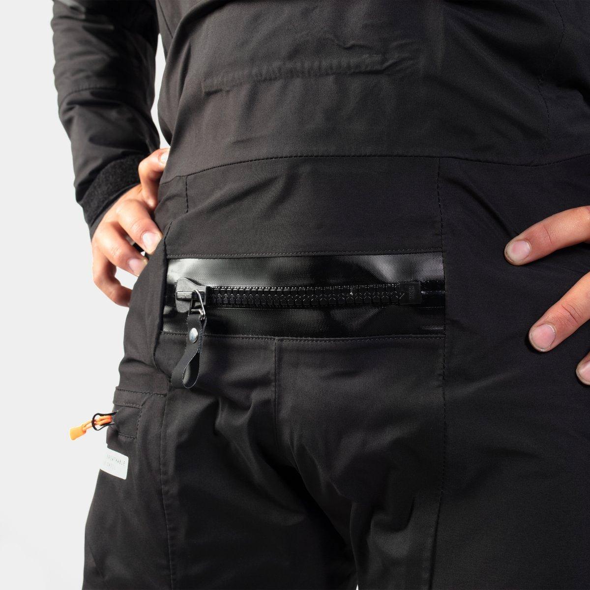 Black - Gul - CODE ZERO U-ZIP EZ DRYSUIT - 5