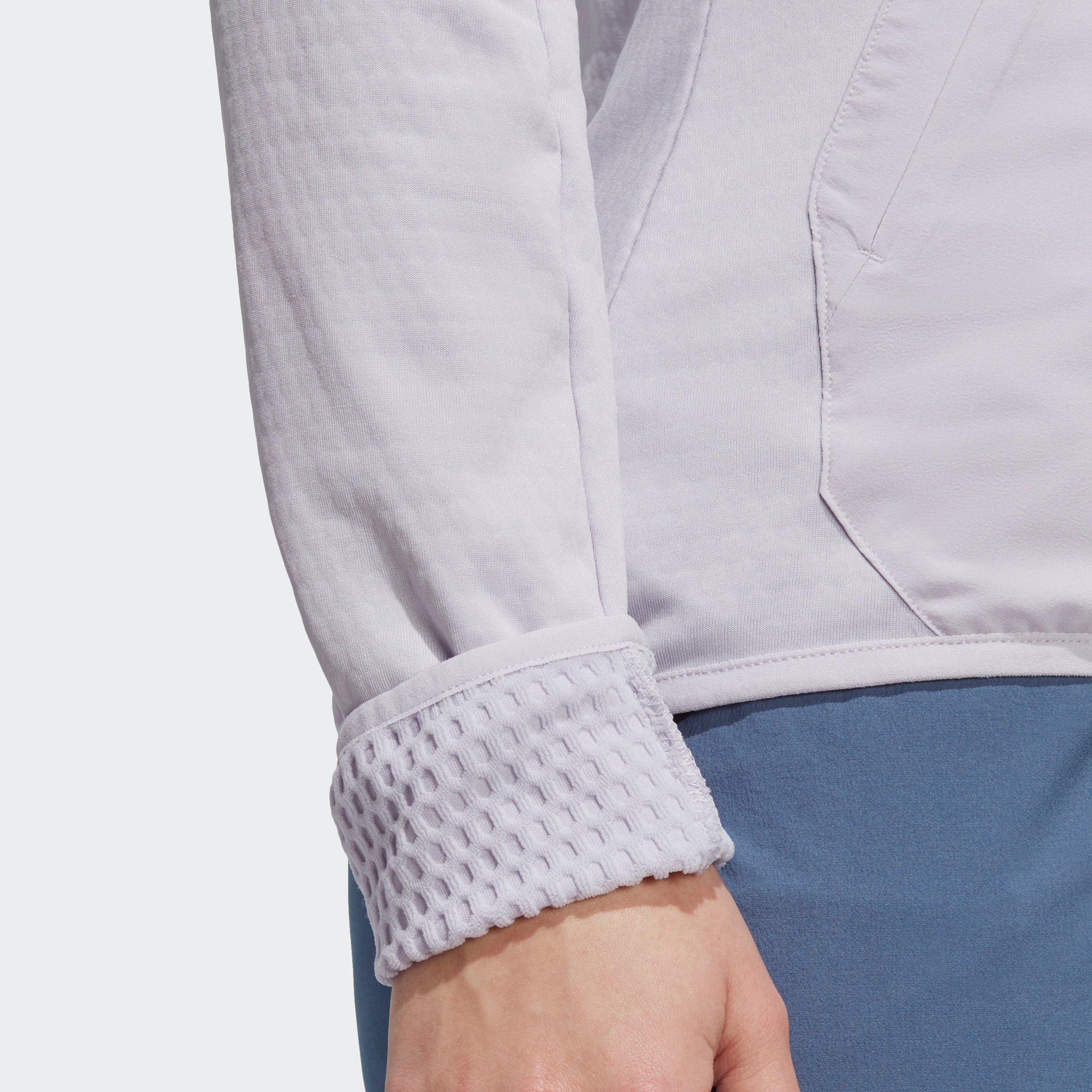 Silver Dawn - adidas - Tech Flooce Light Hooded Hiking Jacket Wome - 6