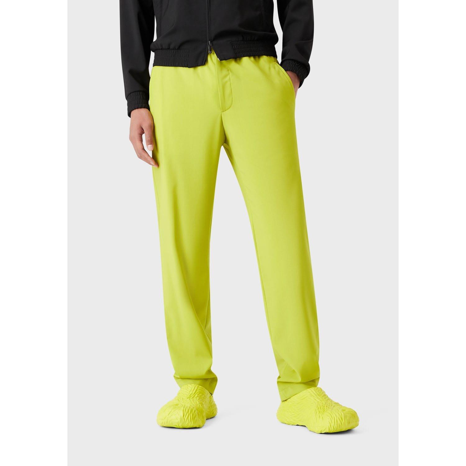 Green - Emporio Armani - Trousers - 1