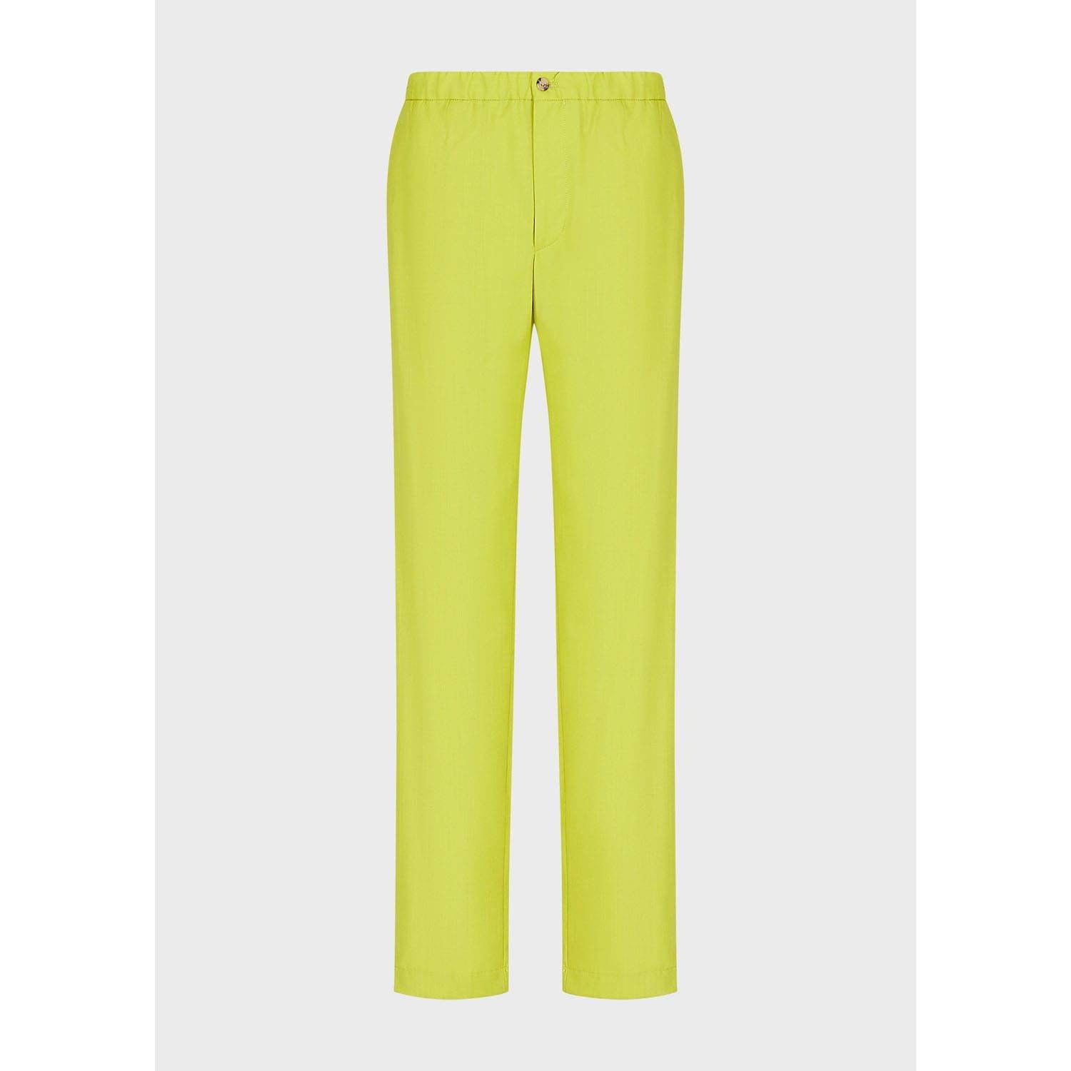 Green - Emporio Armani - Trousers - 3