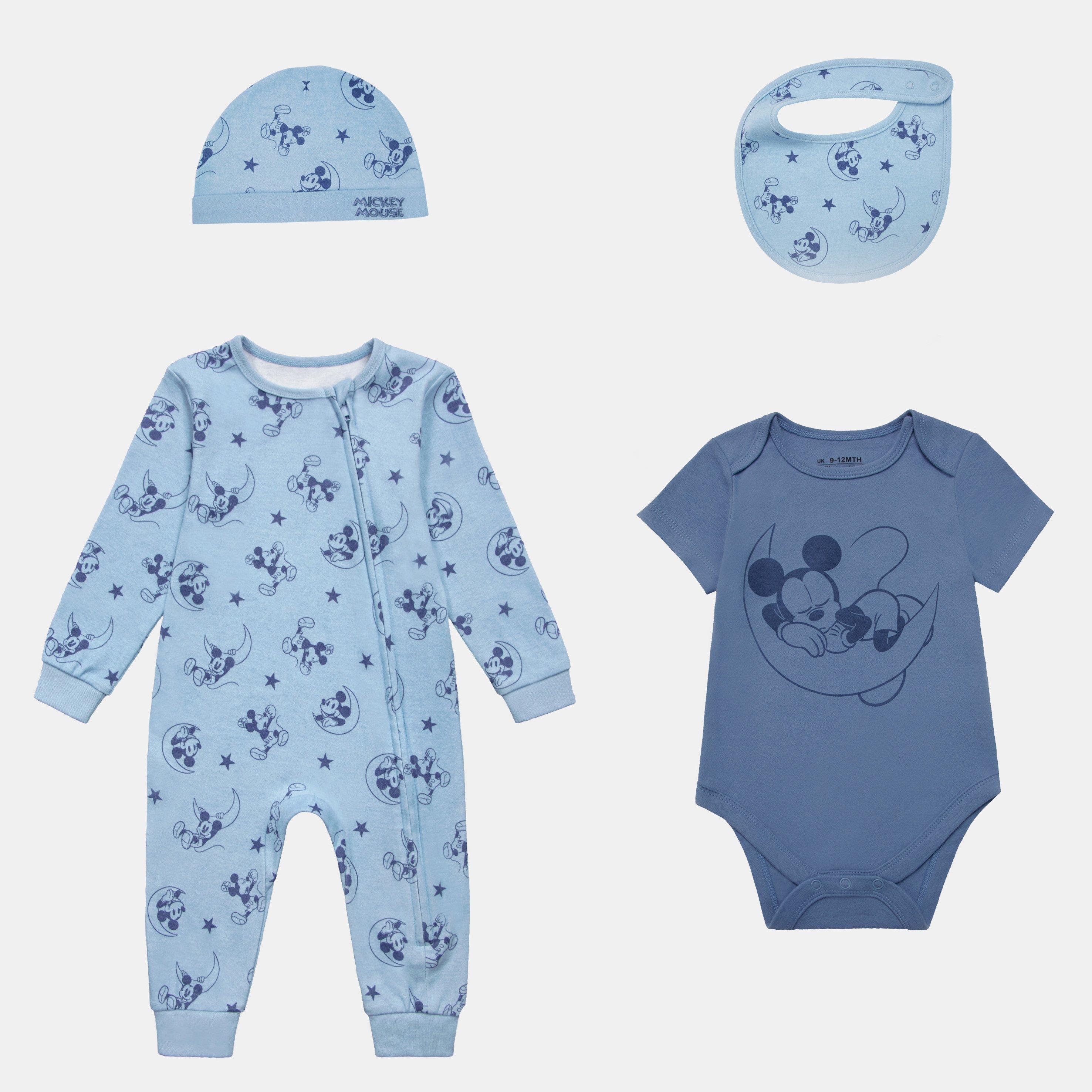 Mickey - Character - Disney 4Pc Romper Set Baby - 1